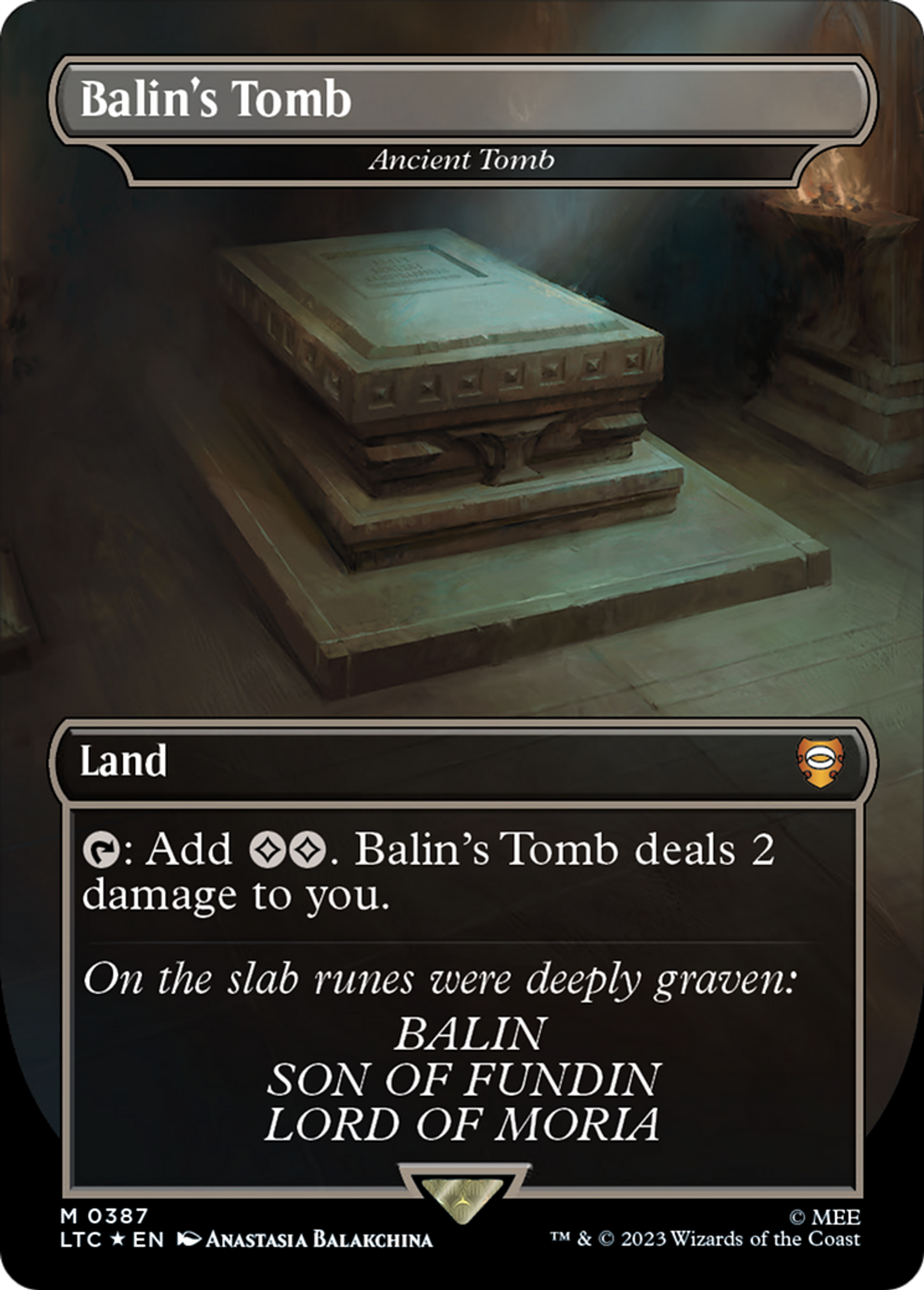 Ancient Tomb — Tales of Middle-earth Commander — Magic: The Gathering