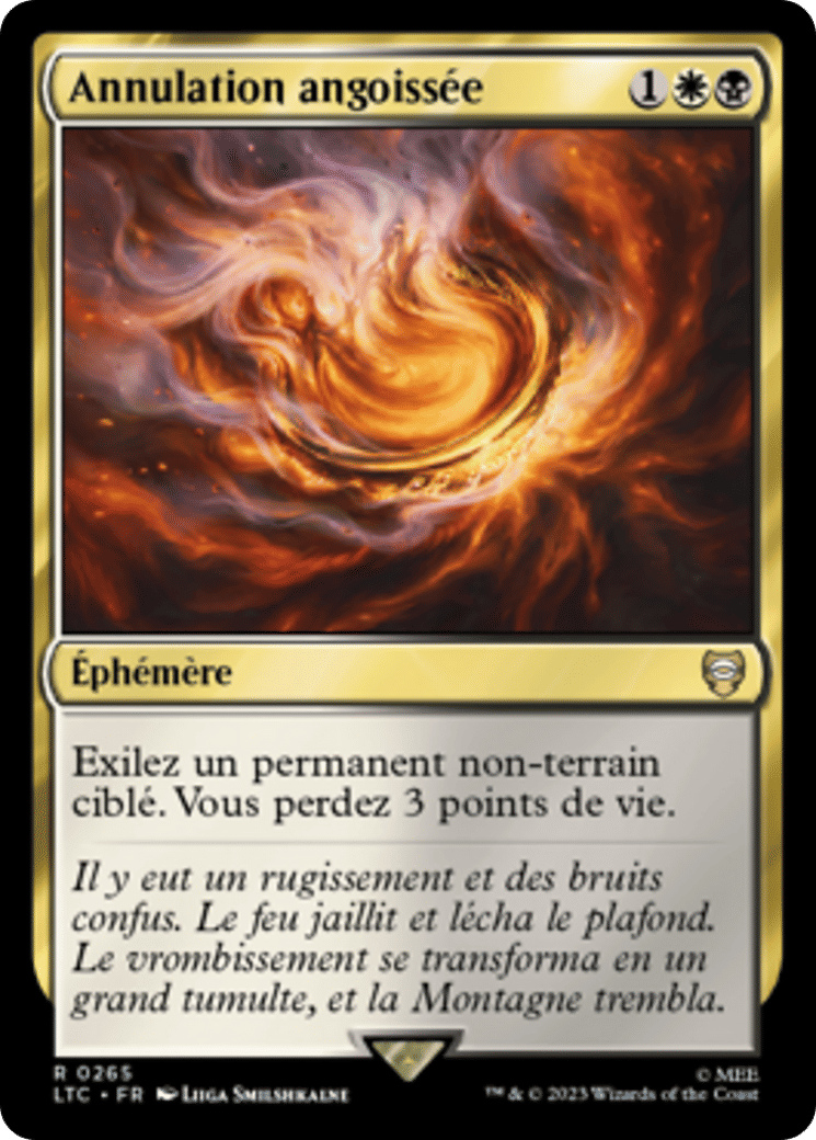 Annulation angoissée — Tales of Middle-earth Commander — Magic: The Gathering