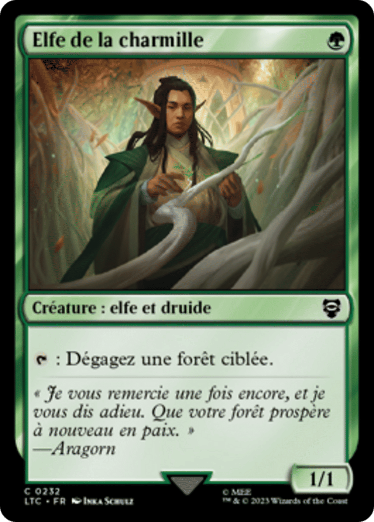 Elfe de la charmille — Tales of Middle-earth Commander — Magic: The Gathering