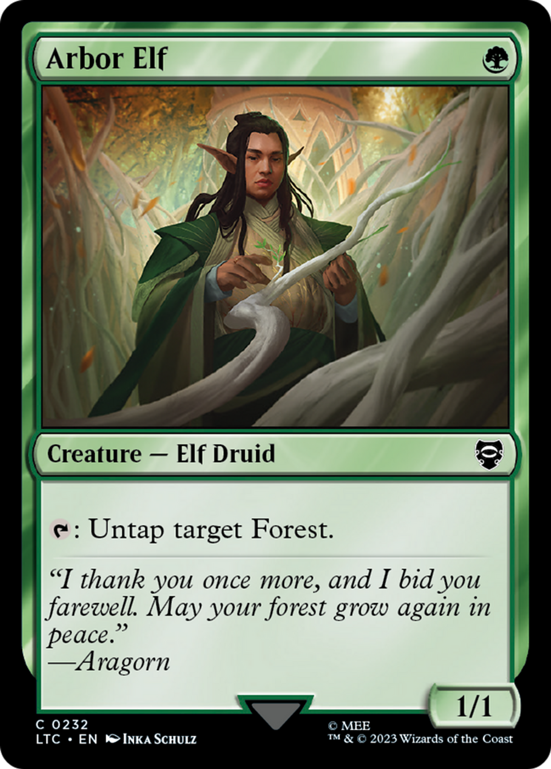 Arbor Elf — Tales of Middle-earth Commander — Magic: The Gathering