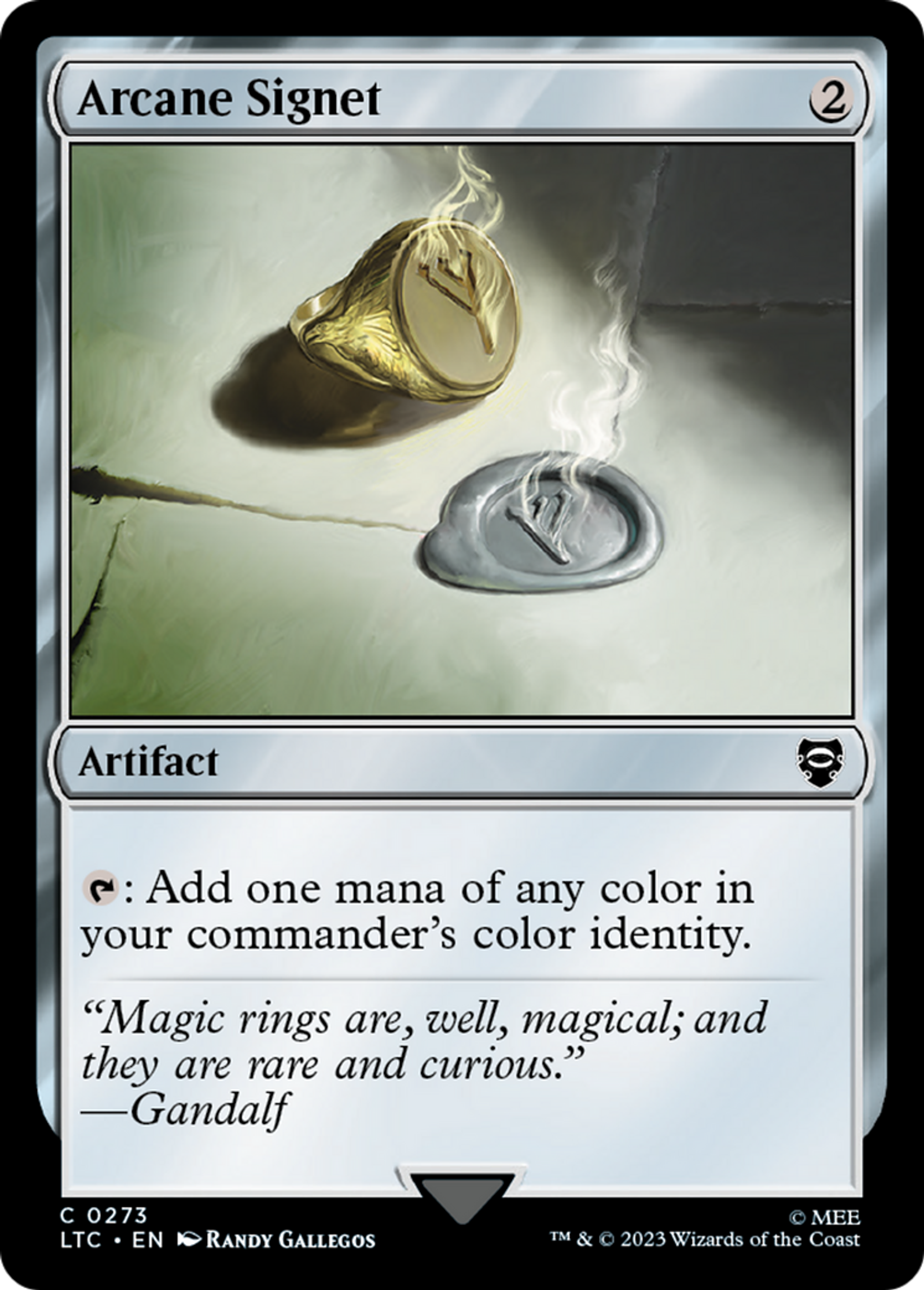 Arcane Signet — Tales of Middle-earth Commander — Magic: The Gathering