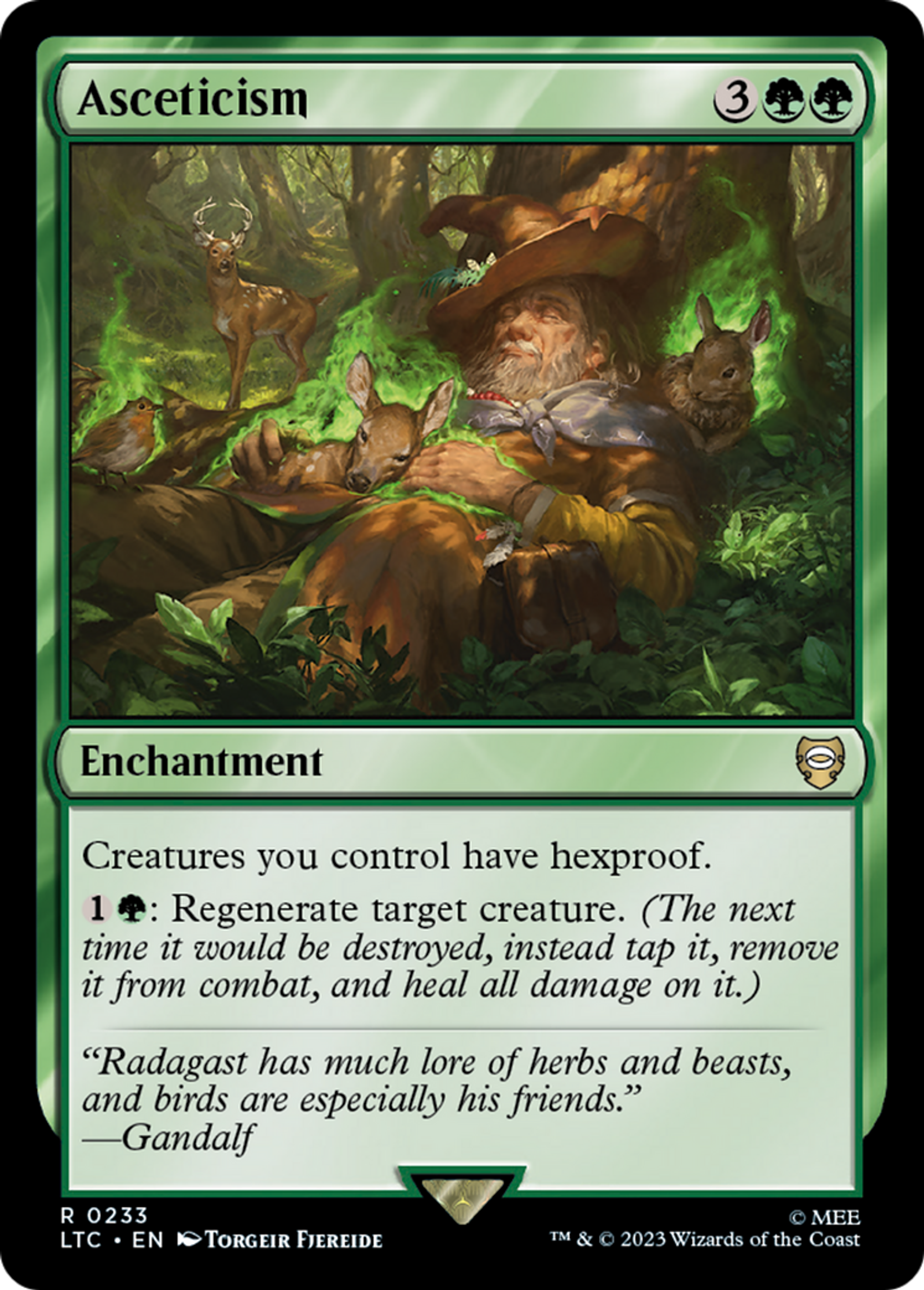 Asceticism — Tales of Middle-earth Commander — Magic: The Gathering