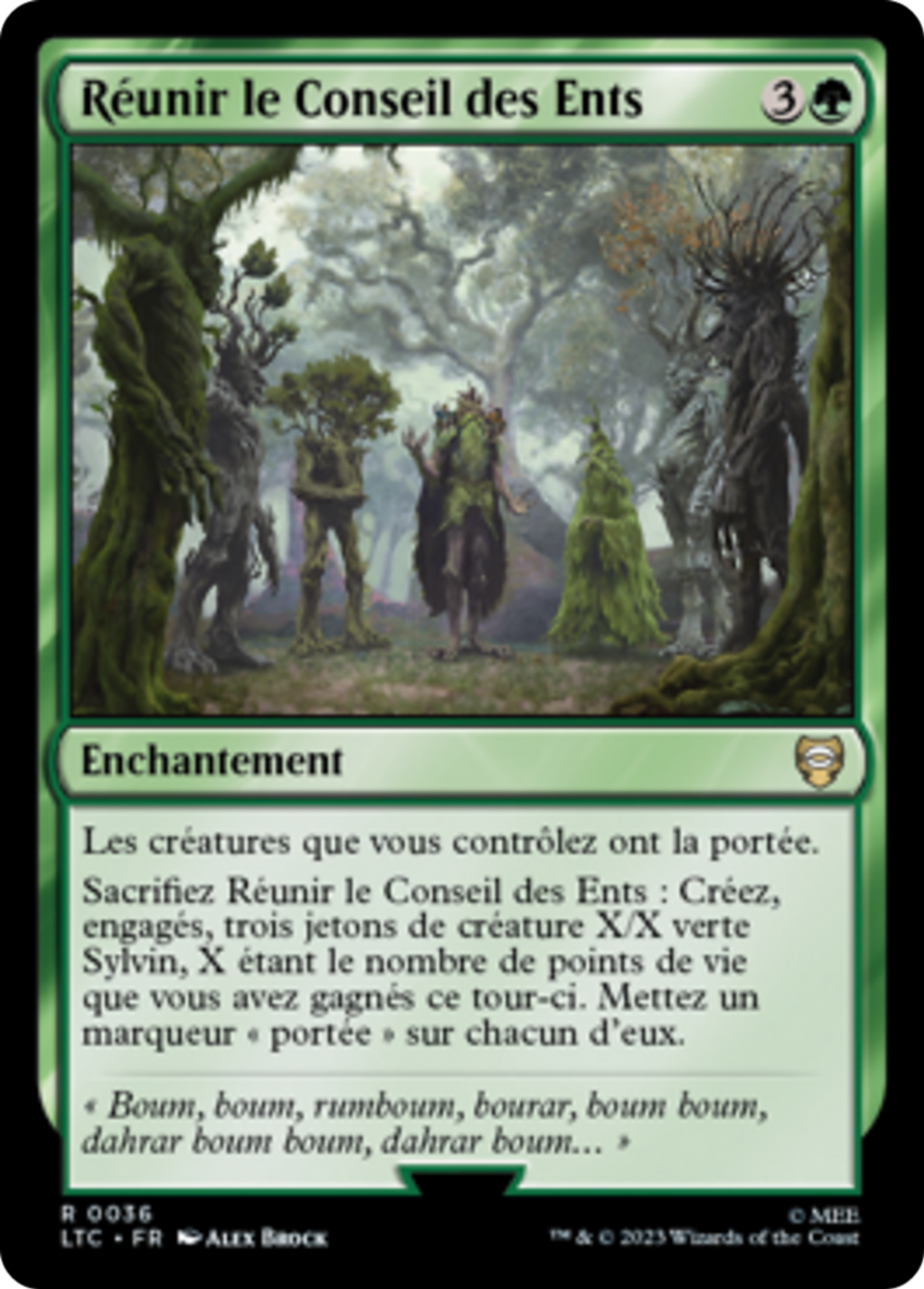 Réunir le Conseil des Ents — Tales of Middle-earth Commander — Magic: The Gathering
