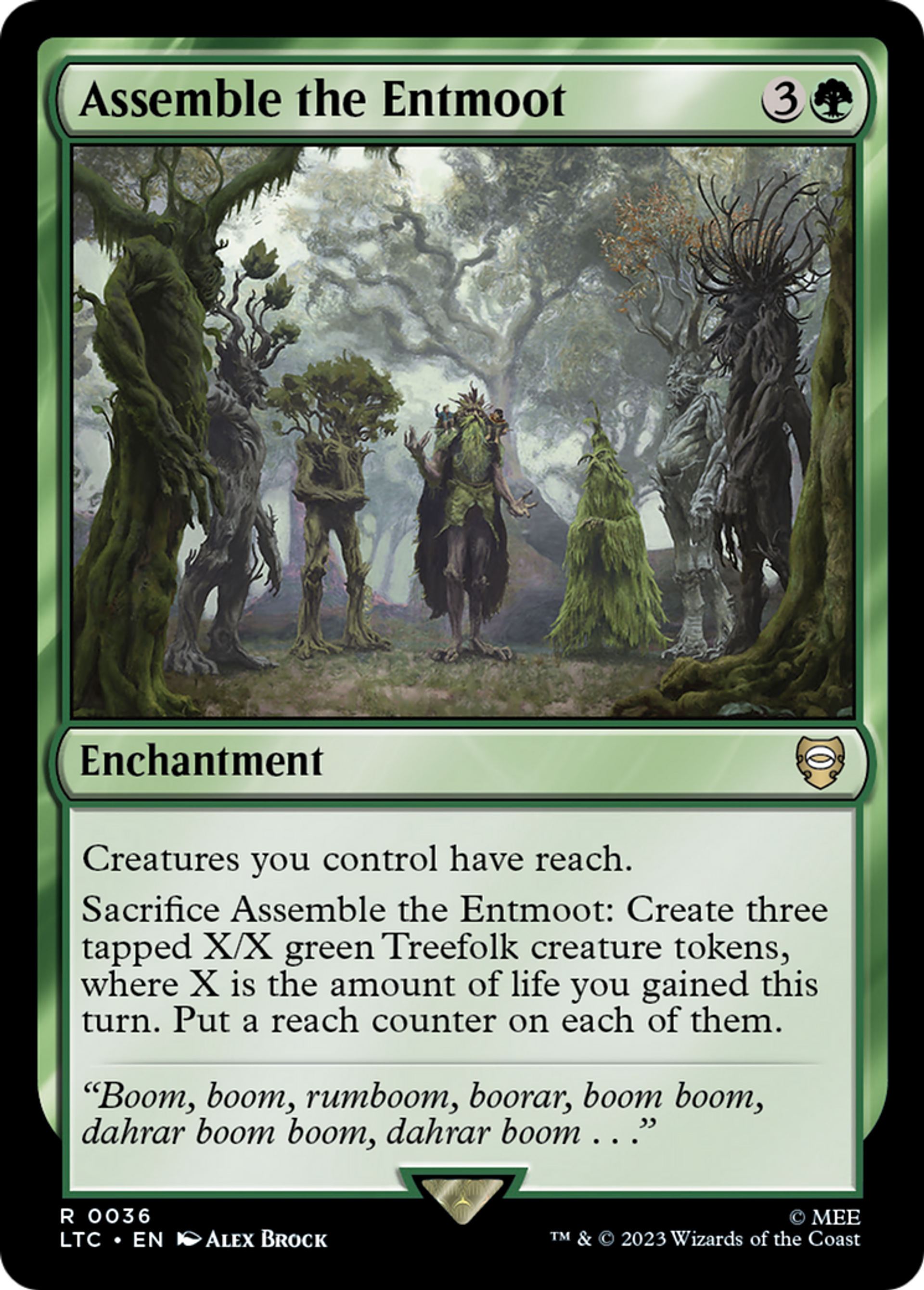 Assemble the Entmoot — Tales of Middle-earth Commander — Magic: The Gathering