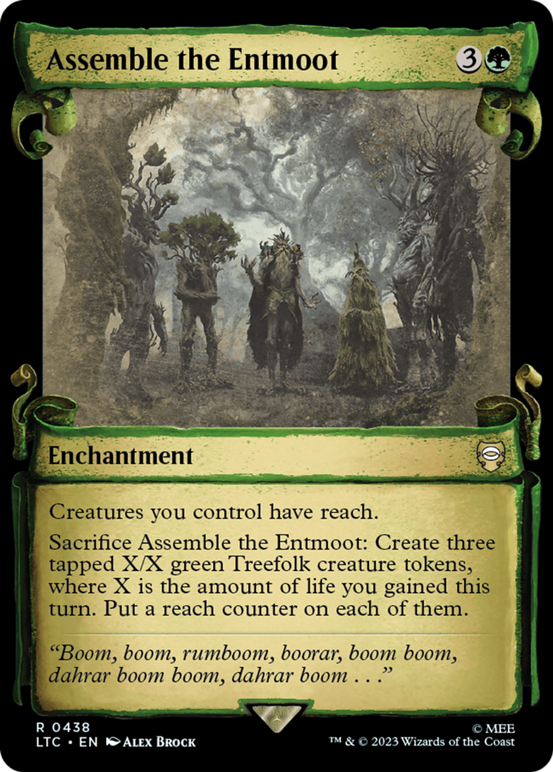 Assemble the Entmoot — Tales of Middle-earth Commander — Magic: The Gathering
