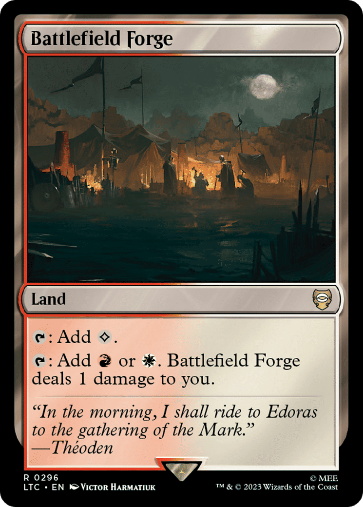 Battlefield Forge — Tales of Middle-earth Commander — Magic: The Gathering