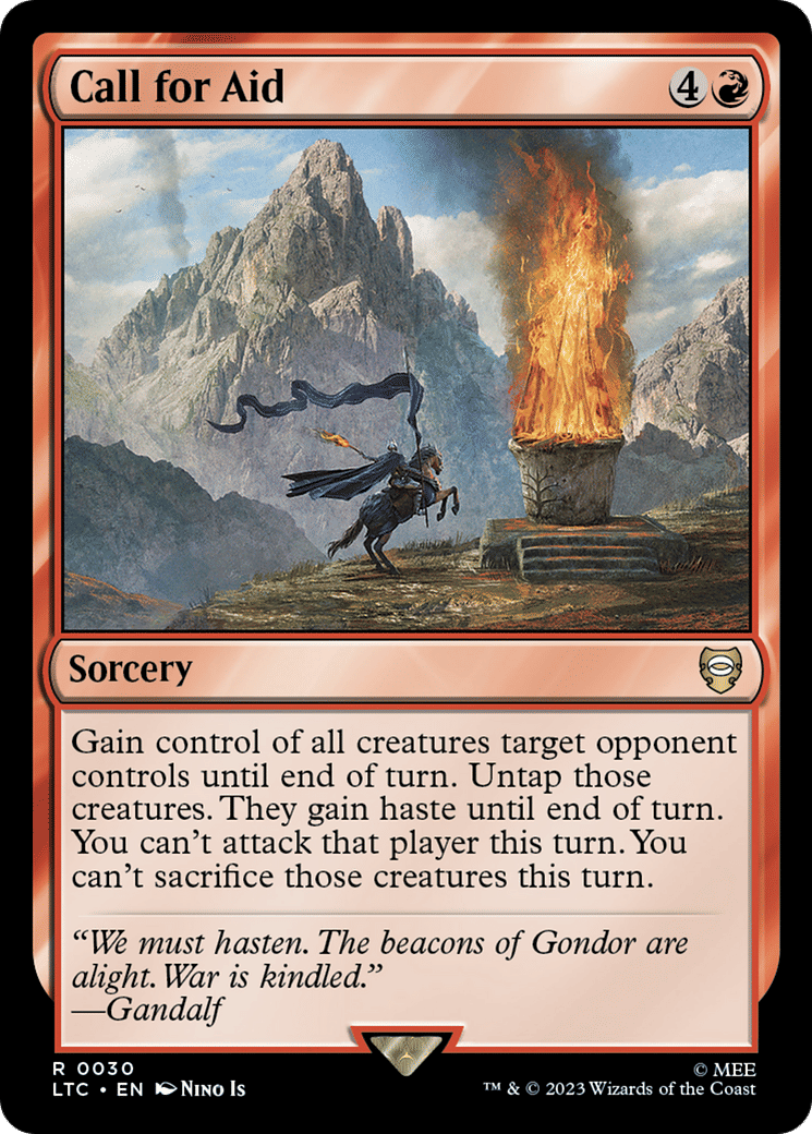 Call for Aid — Tales of Middle-earth Commander — Magic: The Gathering