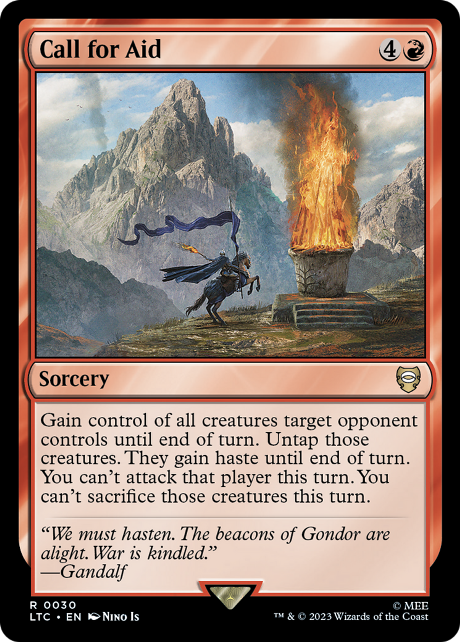 Call for Aid — Tales of Middle-earth Commander — Magic: The Gathering