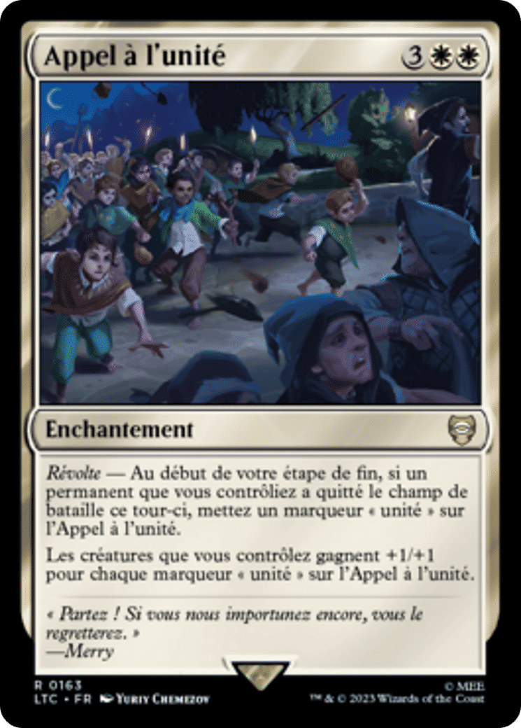 Appel à l'unité — Tales of Middle-earth Commander — Magic: The Gathering