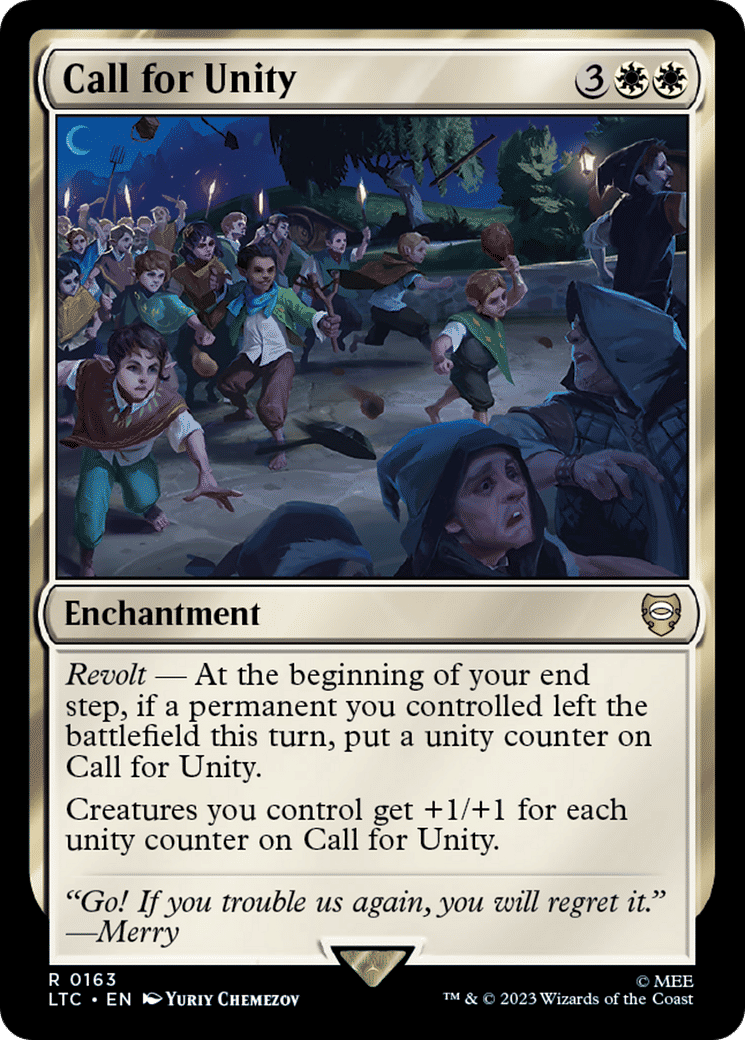 Call for Unity — Tales of Middle-earth Commander — Magic: The Gathering