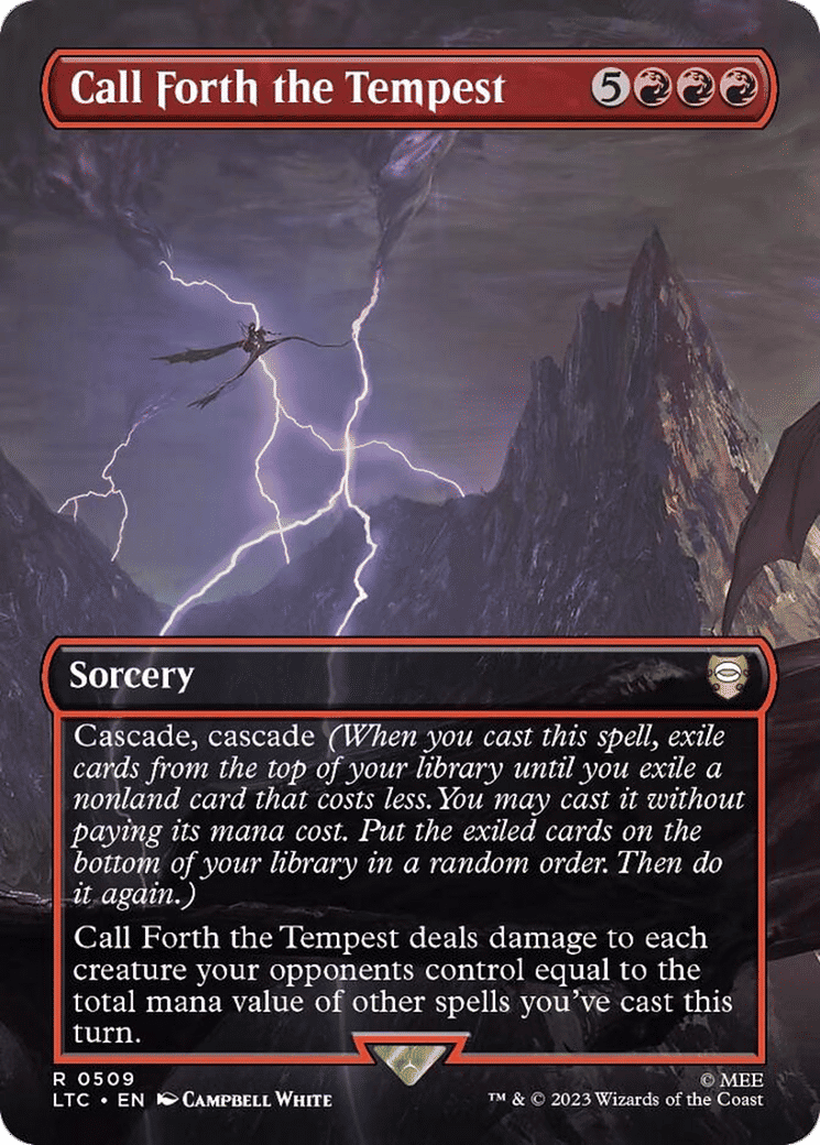Call Forth the Tempest — Tales of Middle-earth Commander — Magic: The Gathering