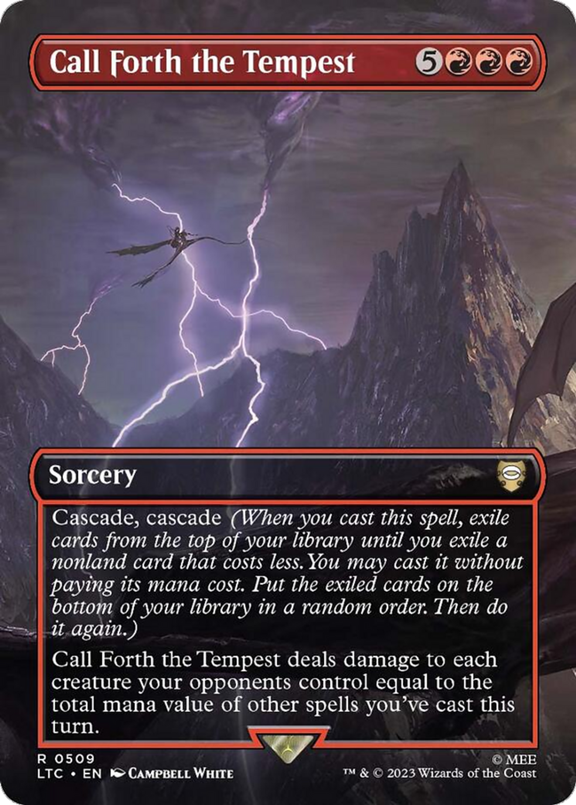 Call Forth the Tempest — Tales of Middle-earth Commander — Magic: The Gathering