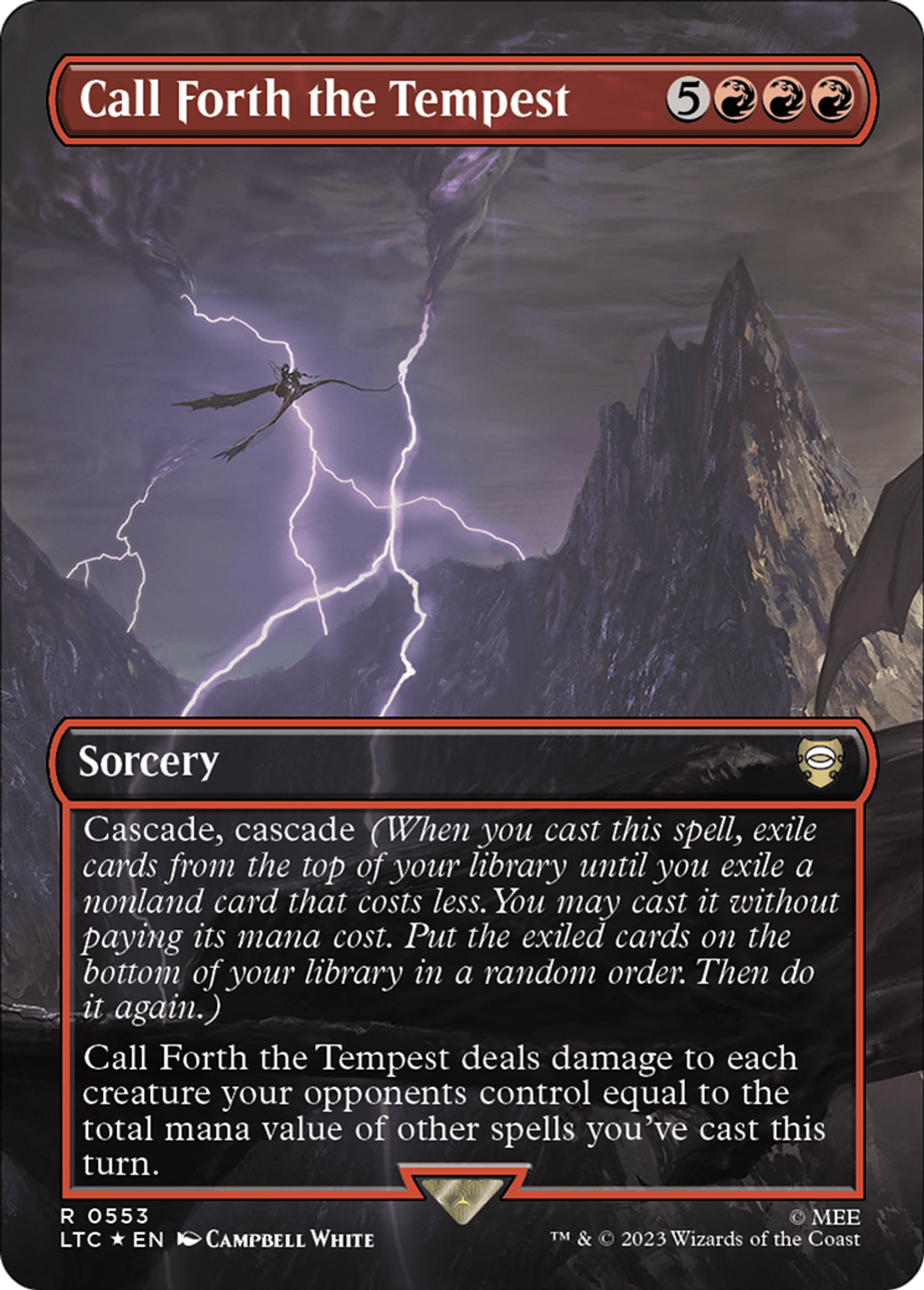 Call Forth the Tempest — Tales of Middle-earth Commander — Magic: The Gathering