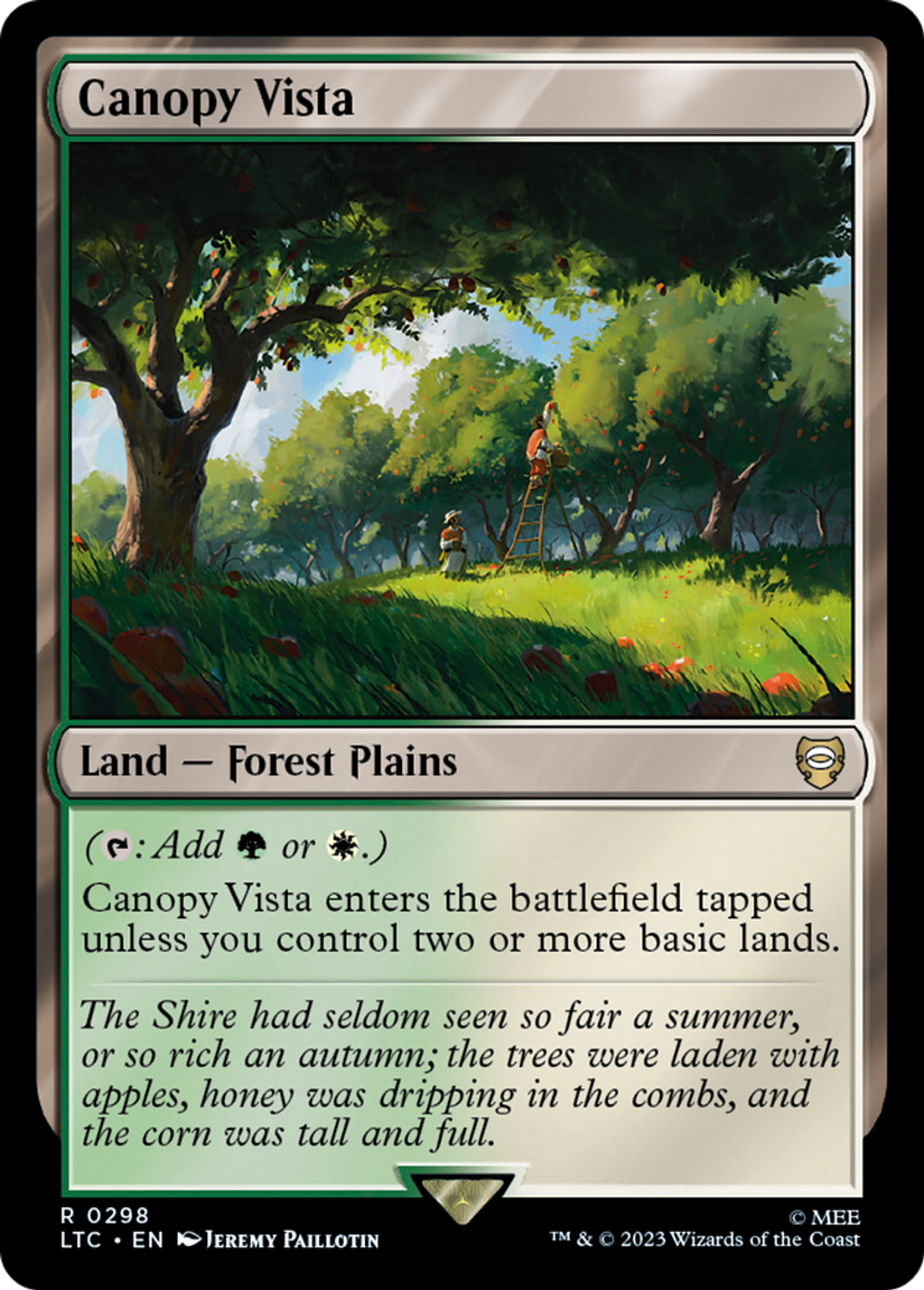 Canopy Vista — Tales of Middle-earth Commander — Magic: The Gathering