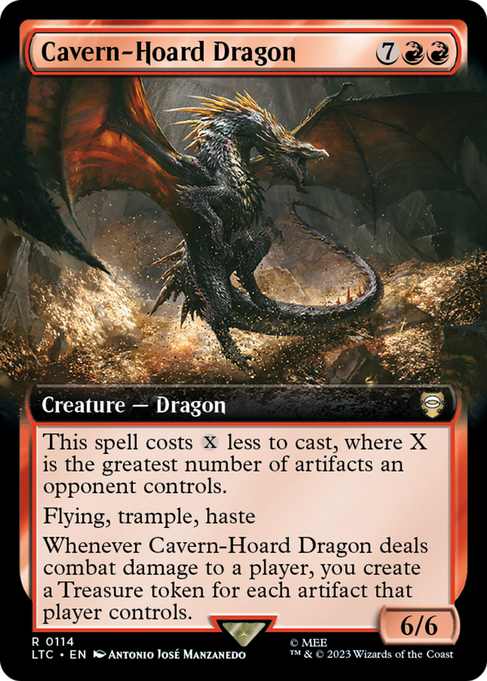 Cavern-Hoard Dragon — Tales of Middle-earth Commander — Magic: The Gathering