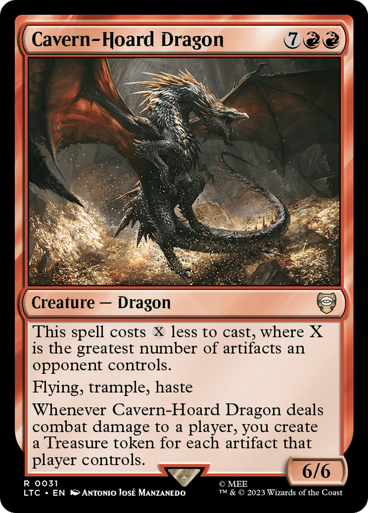 Cavern-Hoard Dragon — Tales of Middle-earth Commander — Magic: The Gathering