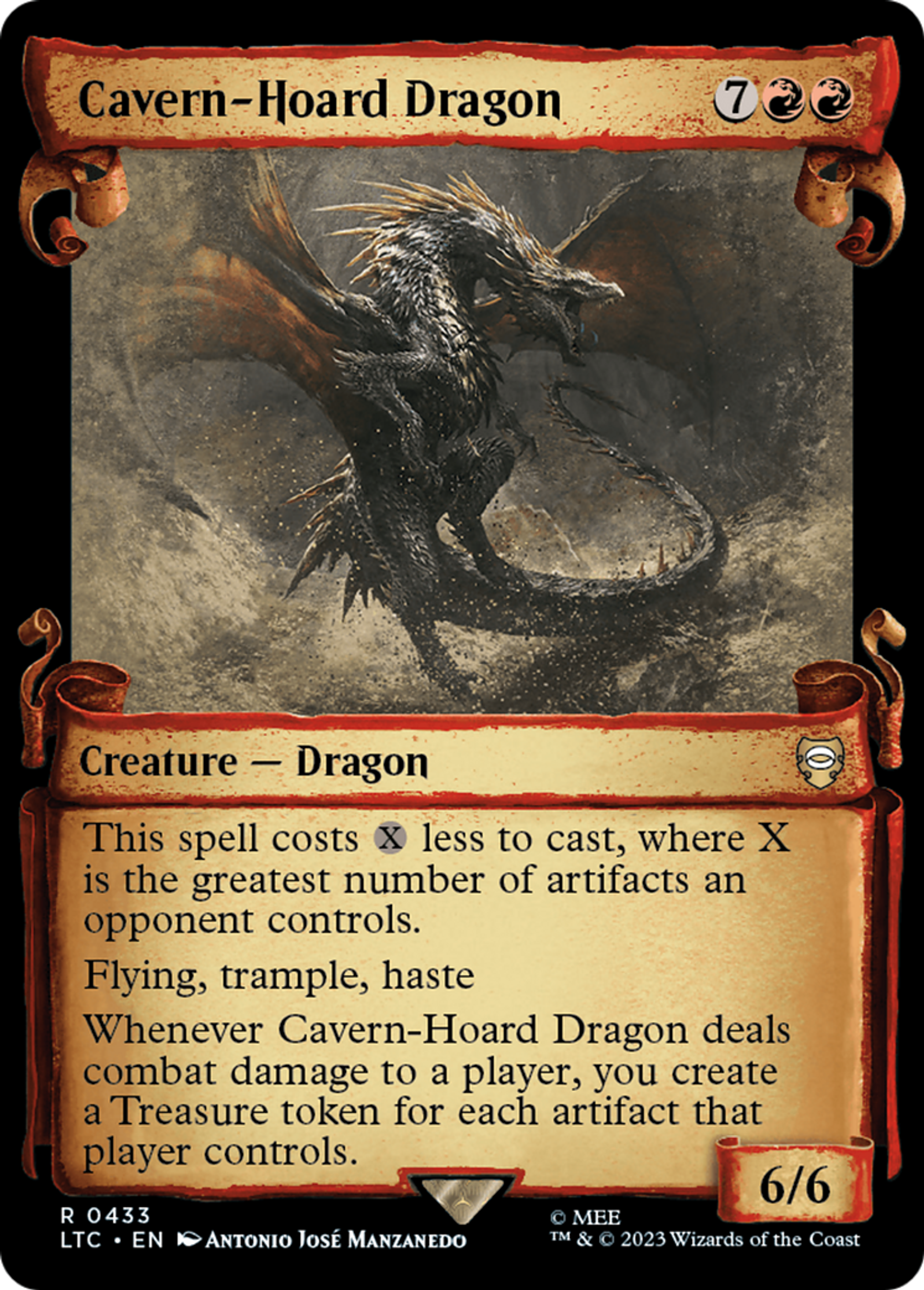 Cavern-Hoard Dragon — Tales of Middle-earth Commander — Magic: The Gathering