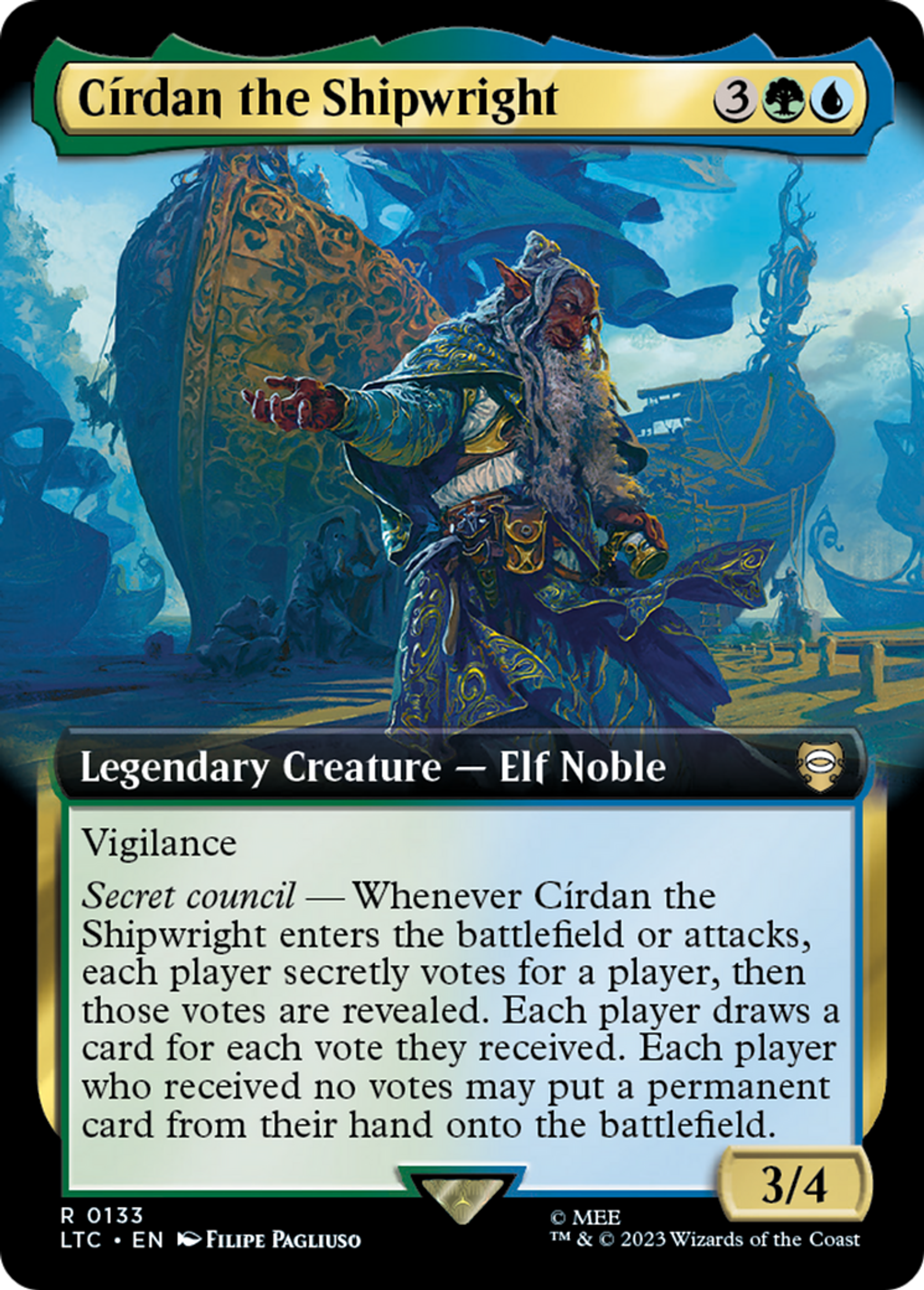 Círdan the Shipwright — Tales of Middle-earth Commander — Magic: The Gathering