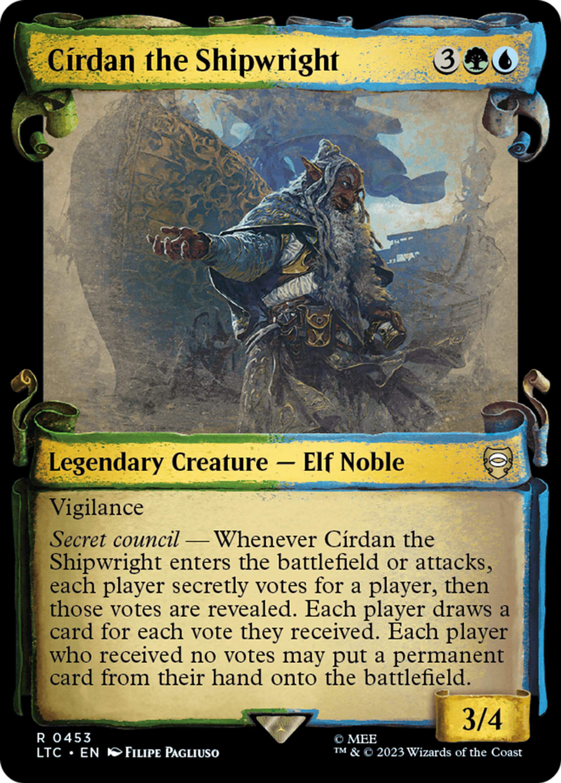 Círdan the Shipwright — Tales of Middle-earth Commander — Magic: The Gathering