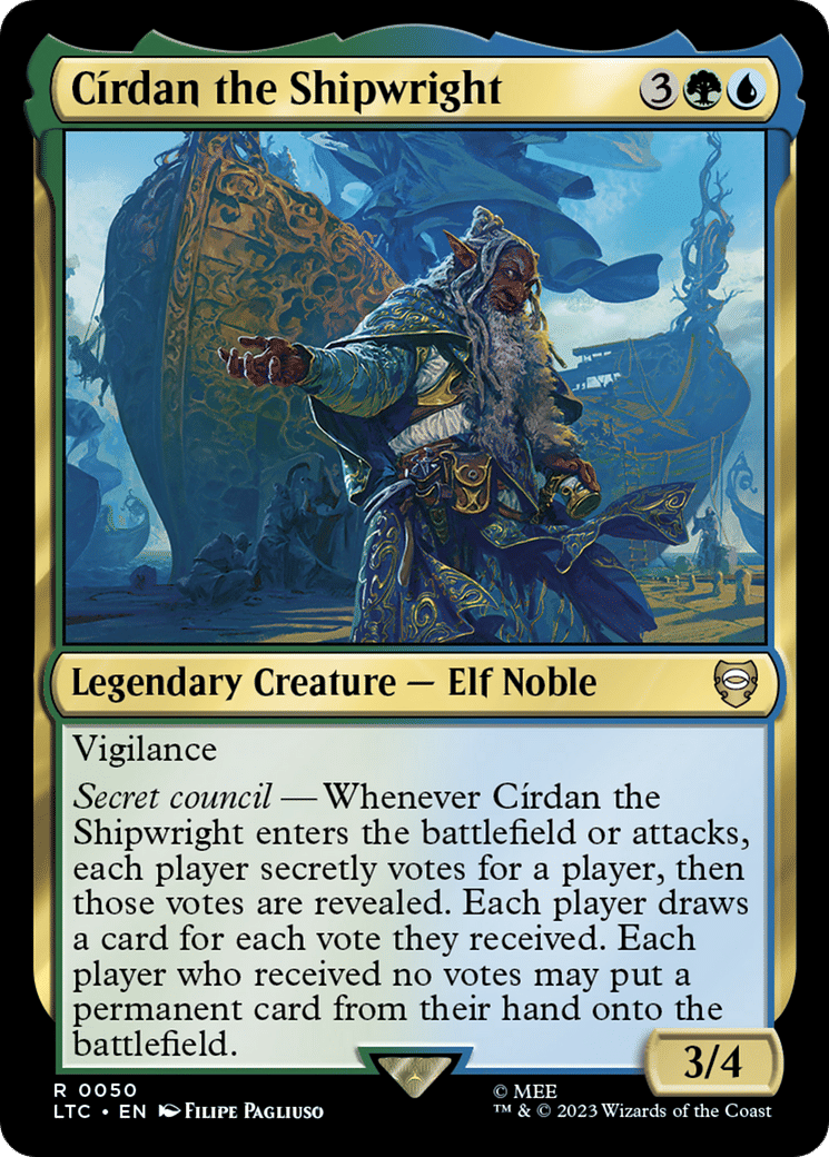 Círdan the Shipwright — Tales of Middle-earth Commander — Magic: The Gathering