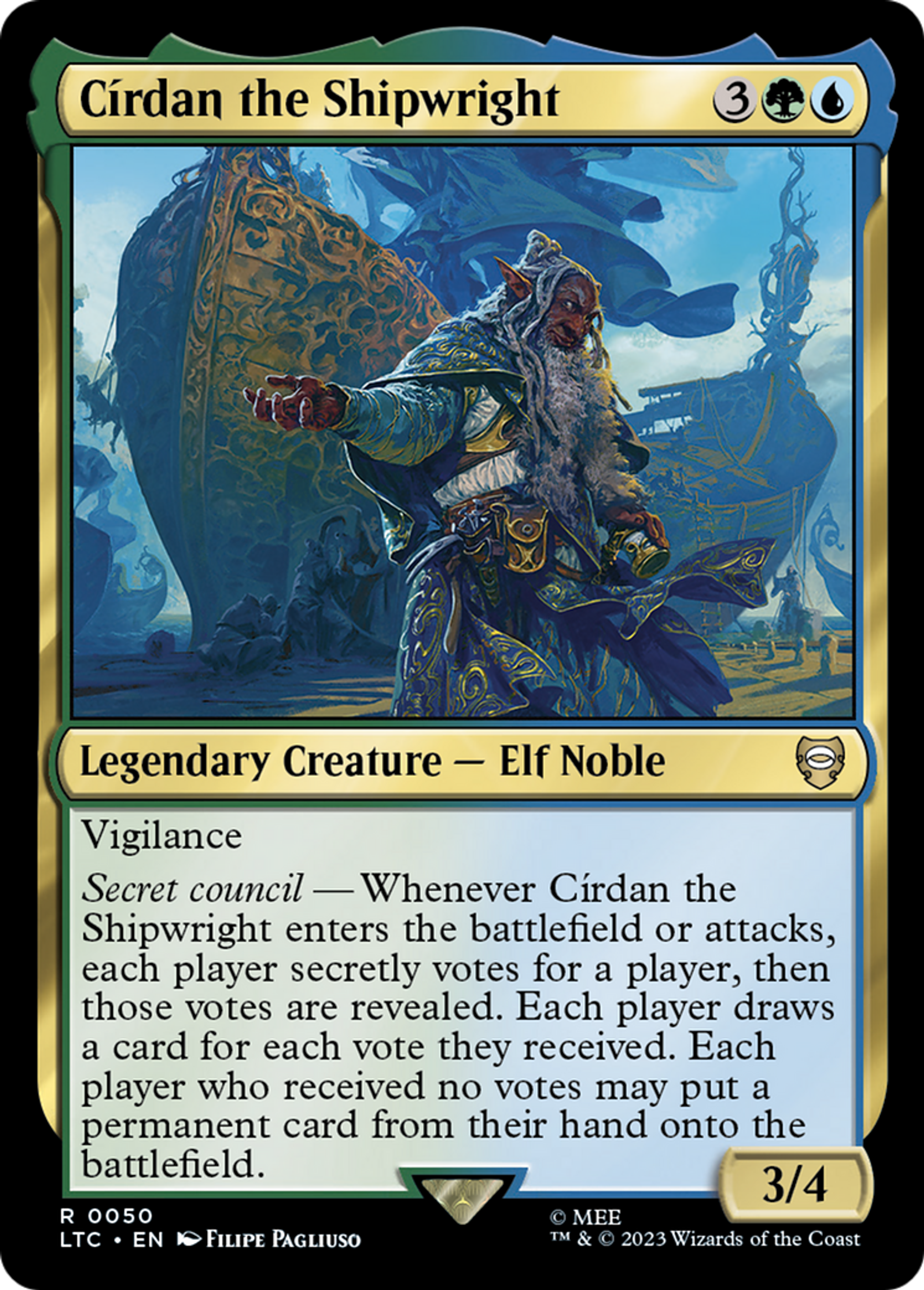 Círdan the Shipwright — Tales of Middle-earth Commander — Magic: The Gathering