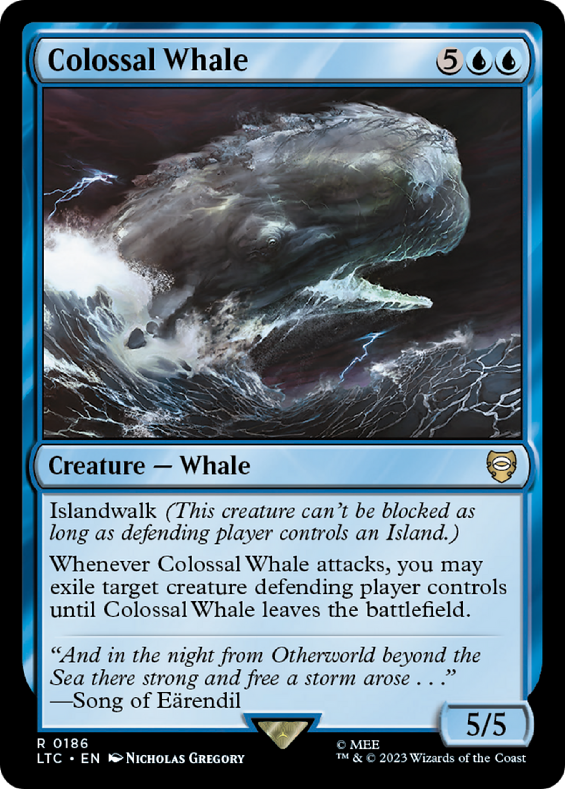 Colossal Whale — Tales of Middle-earth Commander — Magic: The Gathering