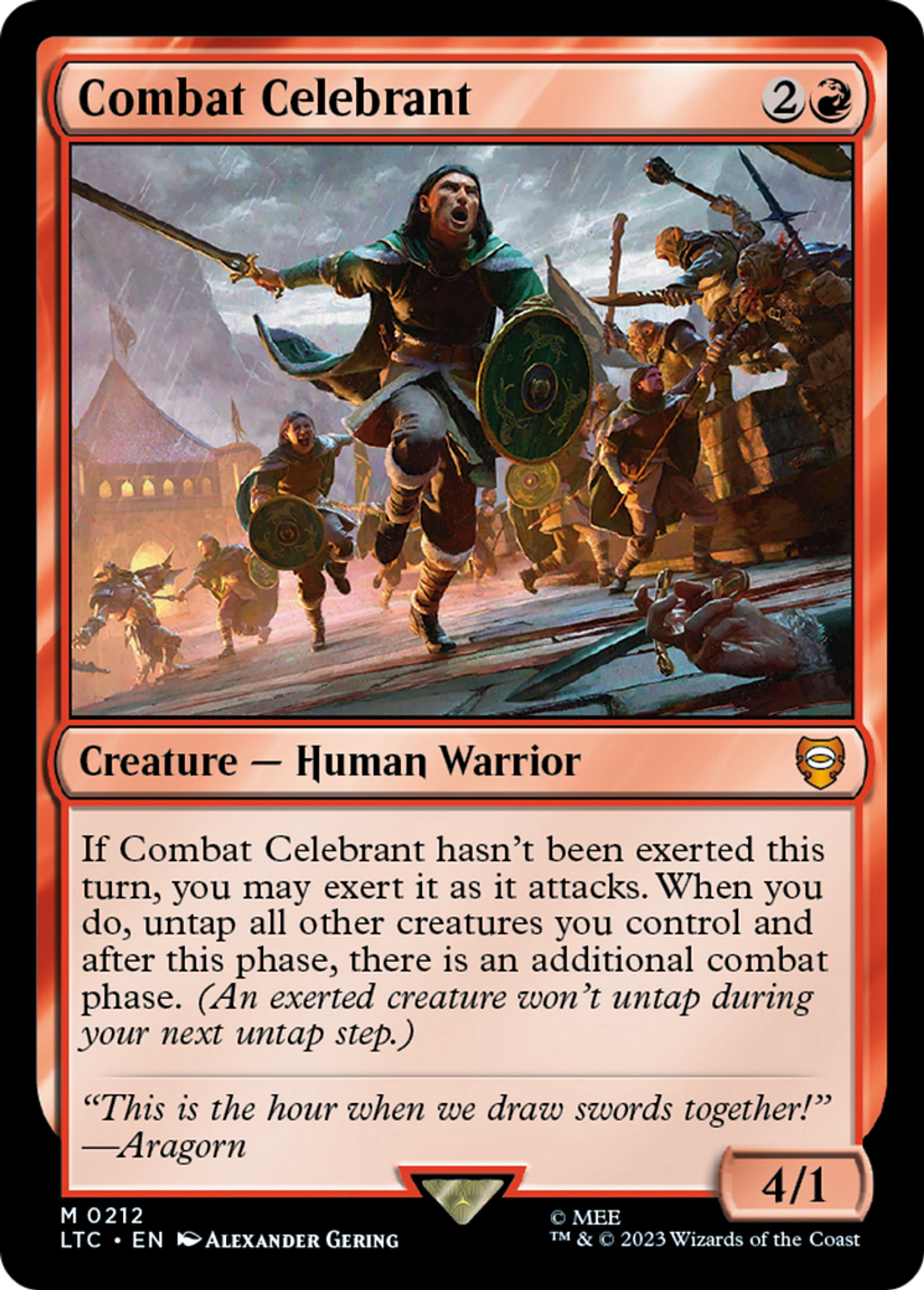 Combat Celebrant — Tales of Middle-earth Commander — Magic: The Gathering