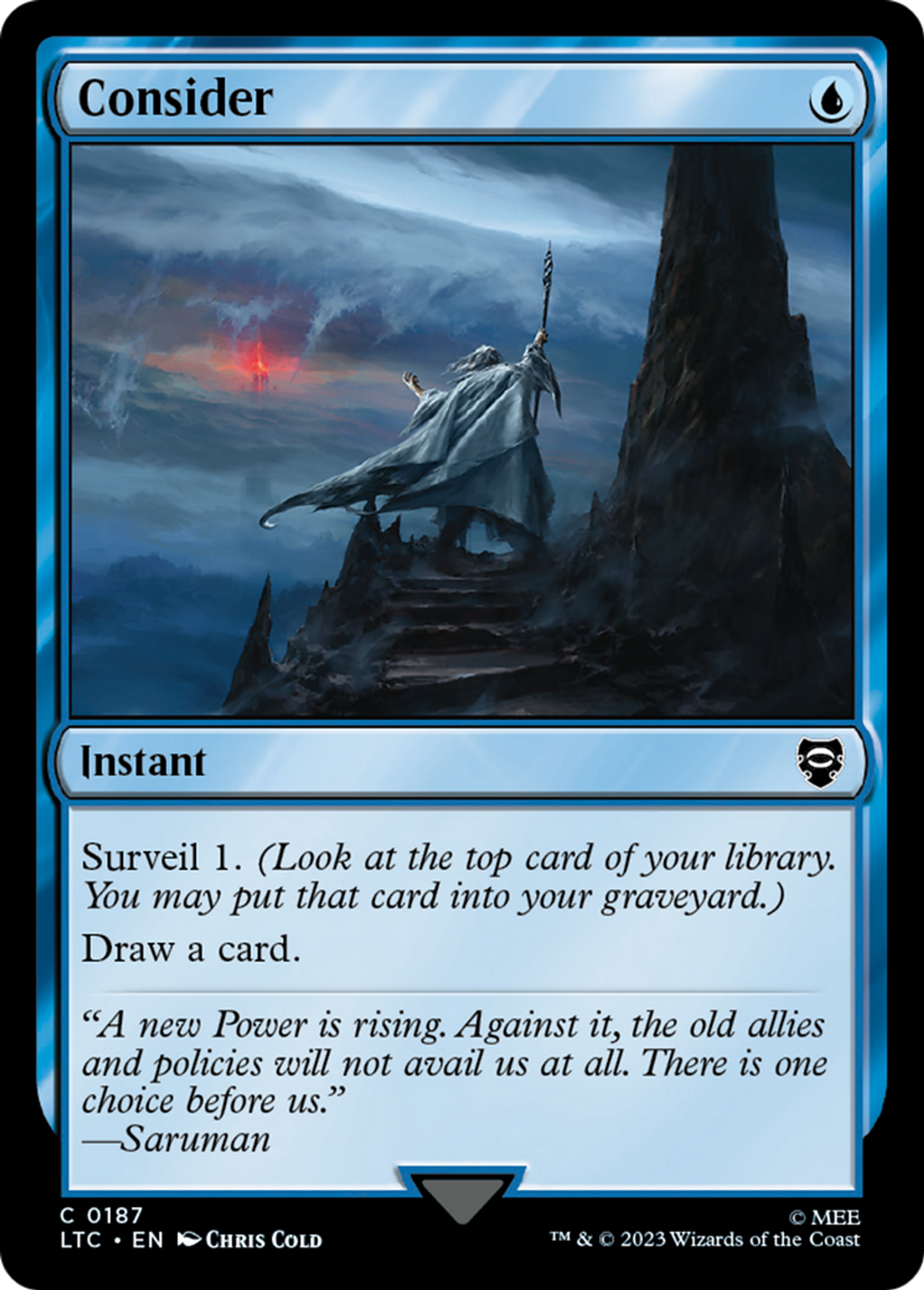 Consider — Tales of Middle-earth Commander — Magic: The Gathering