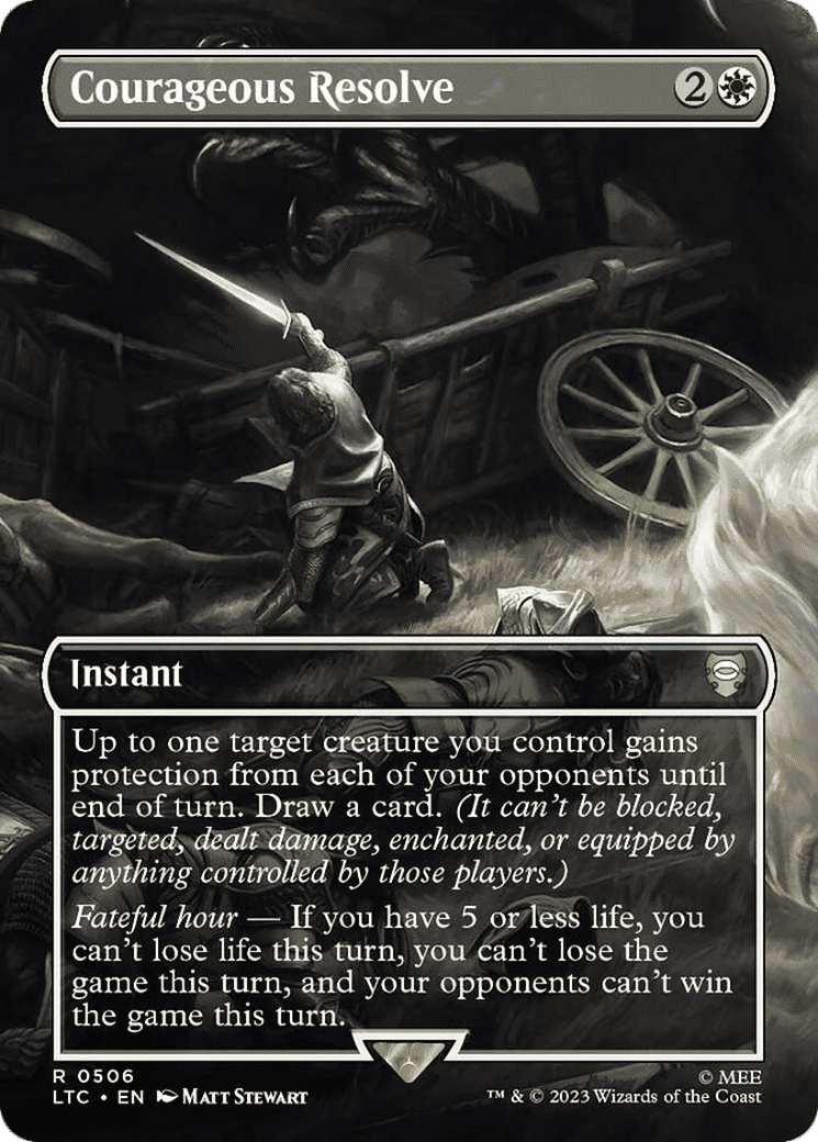 Courageous Resolve — Tales of Middle-earth Commander — Magic: The Gathering