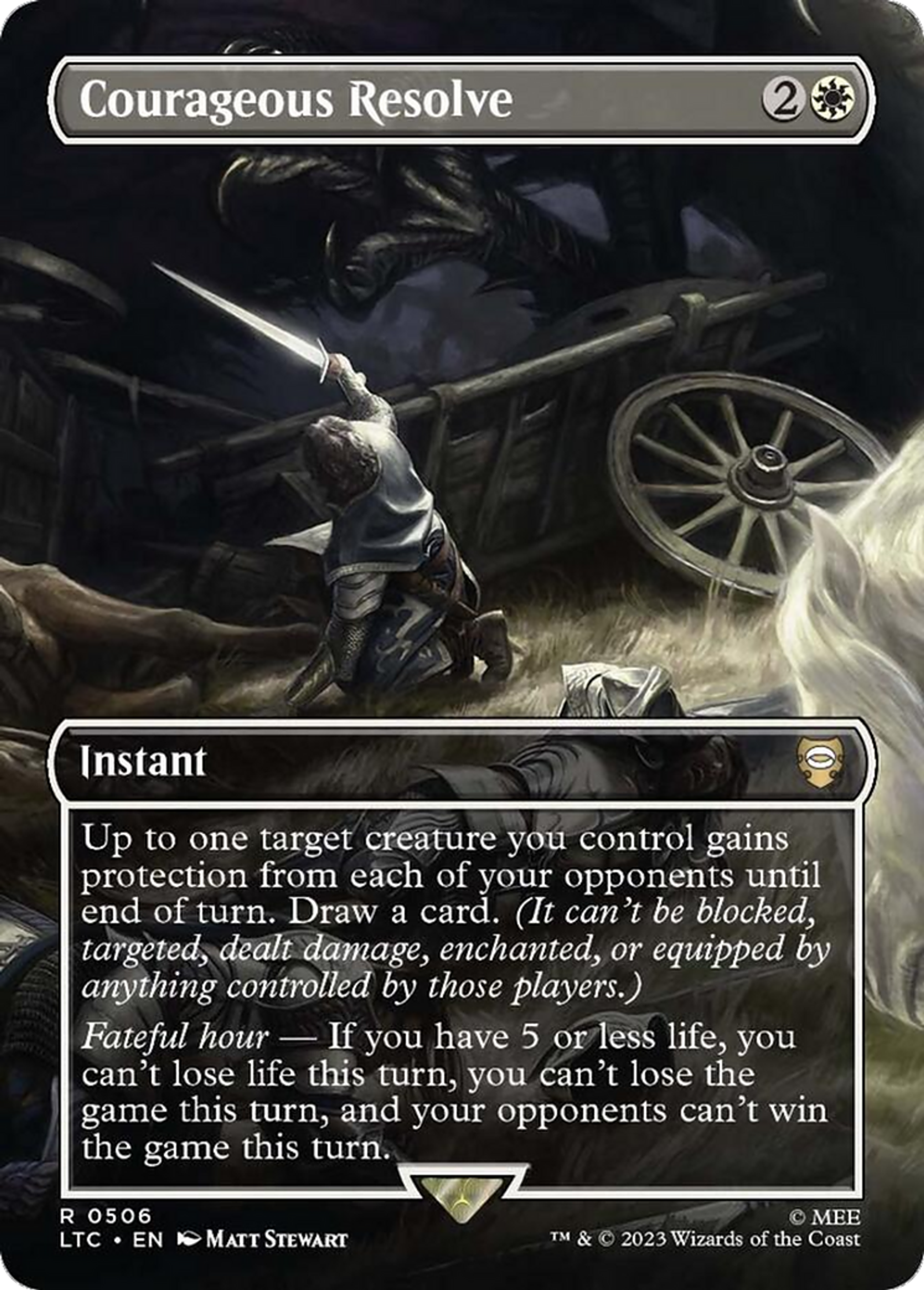 Courageous Resolve — Tales of Middle-earth Commander — Magic: The Gathering