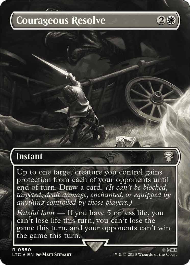 Courageous Resolve — Tales of Middle-earth Commander — Magic: The Gathering