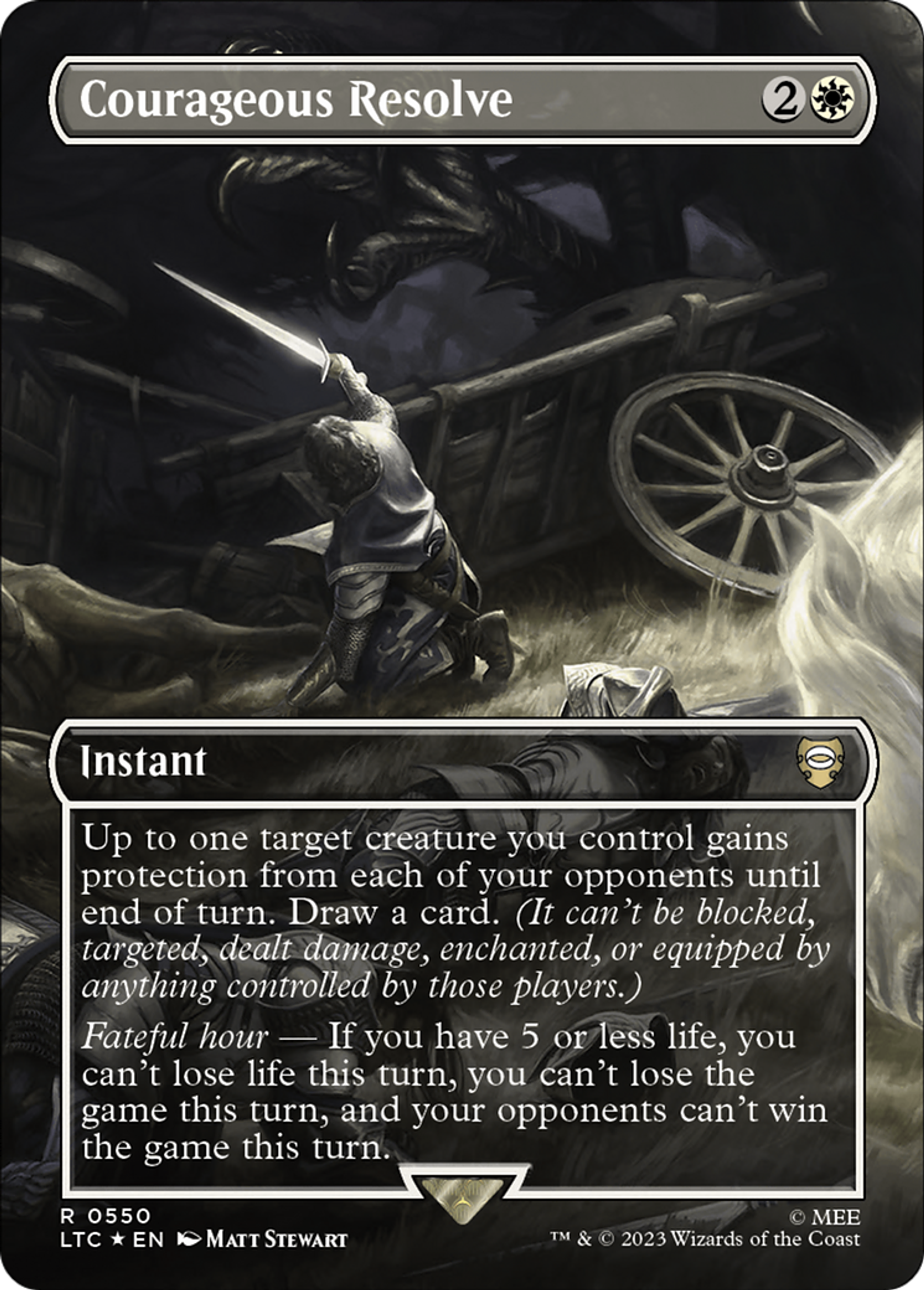 Courageous Resolve — Tales of Middle-earth Commander — Magic: The Gathering