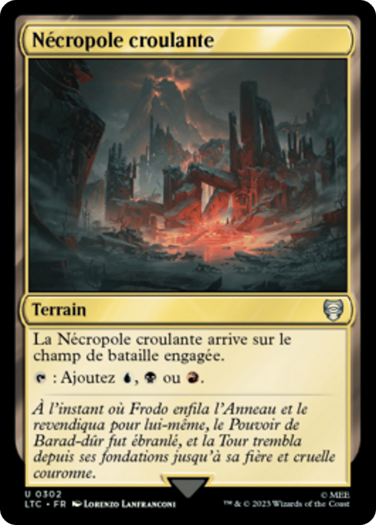 Nécropole croulante — Tales of Middle-earth Commander — Magic: The Gathering