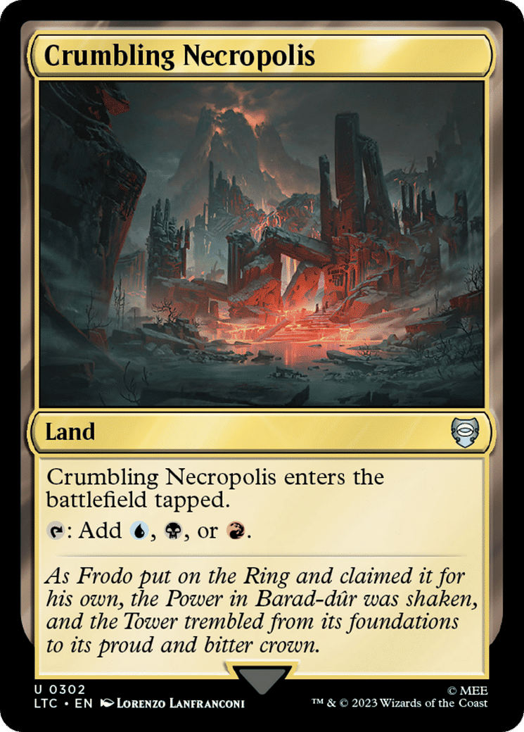 Crumbling Necropolis — Tales of Middle-earth Commander — Magic: The Gathering