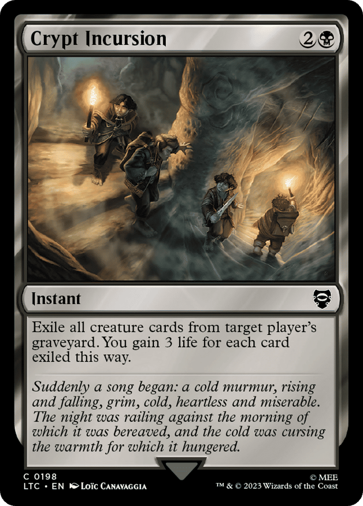 Crypt Incursion — Tales of Middle-earth Commander — Magic: The Gathering