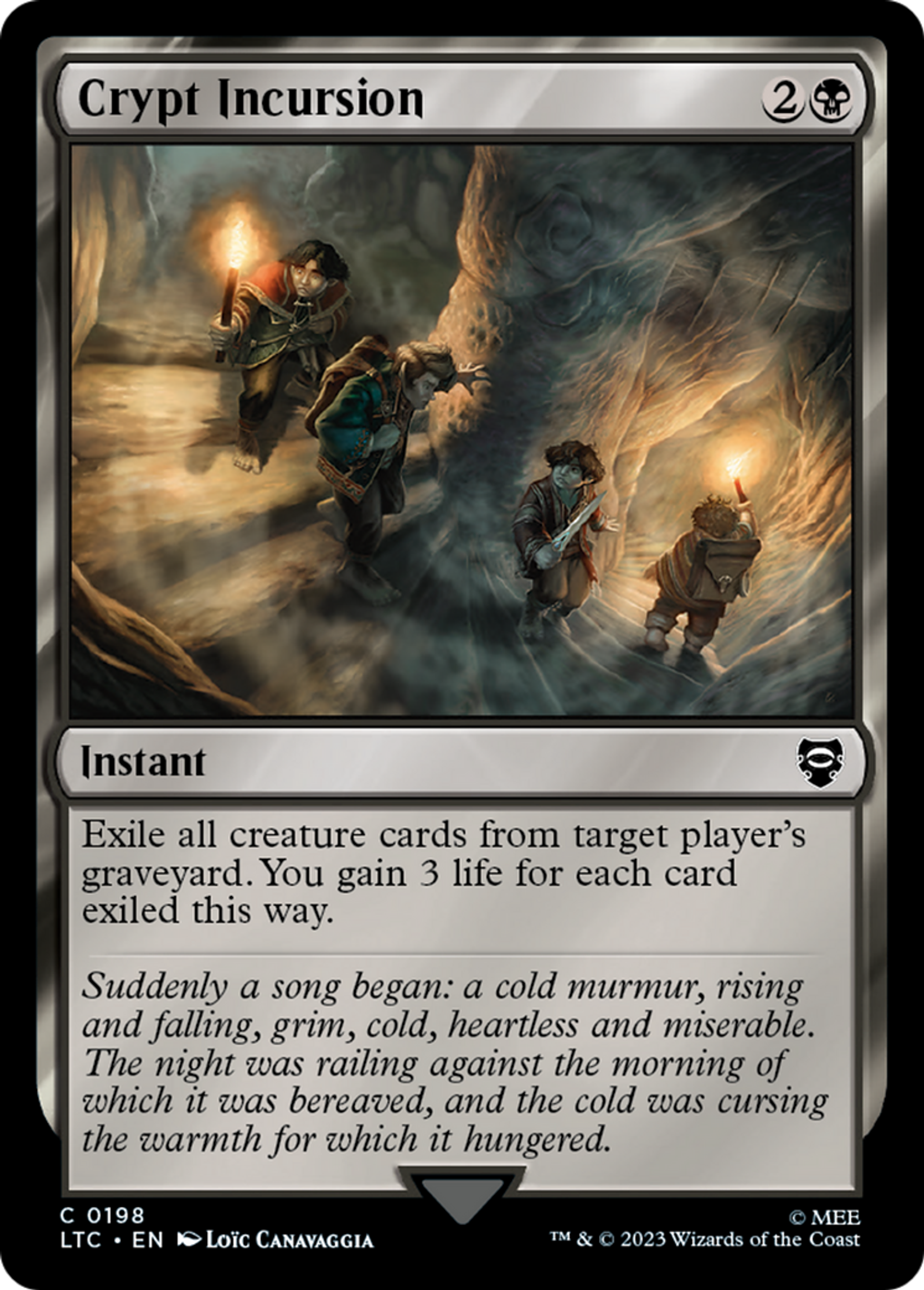 Crypt Incursion — Tales of Middle-earth Commander — Magic: The Gathering