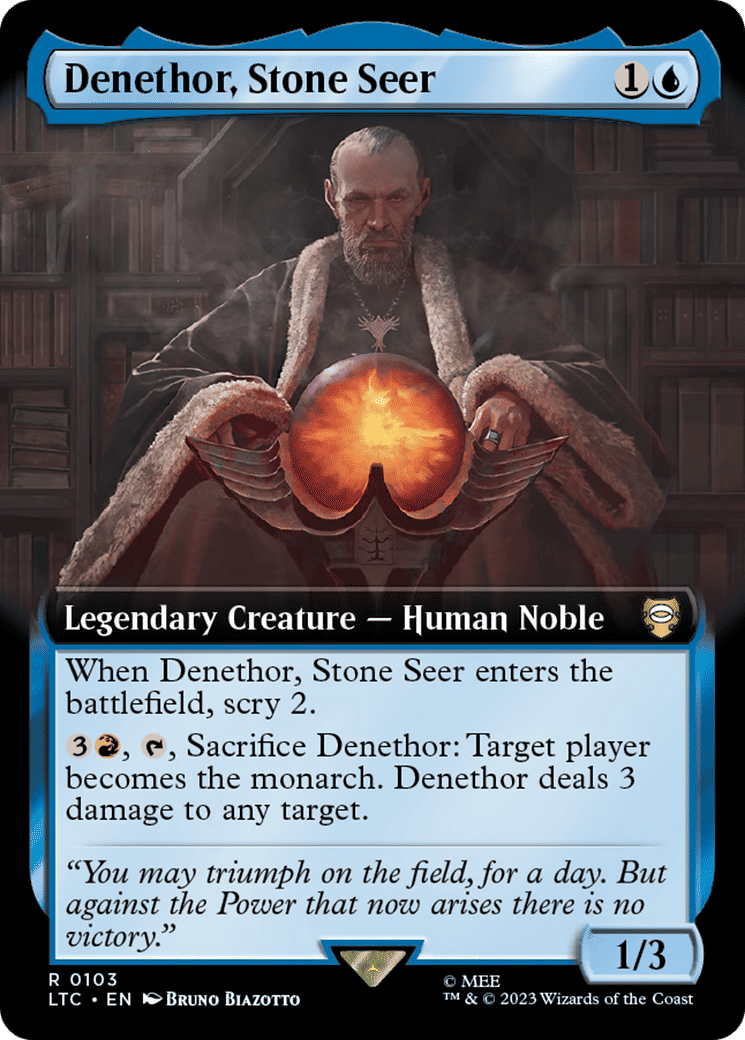 Denethor, Stone Seer — Tales of Middle-earth Commander — Magic: The Gathering