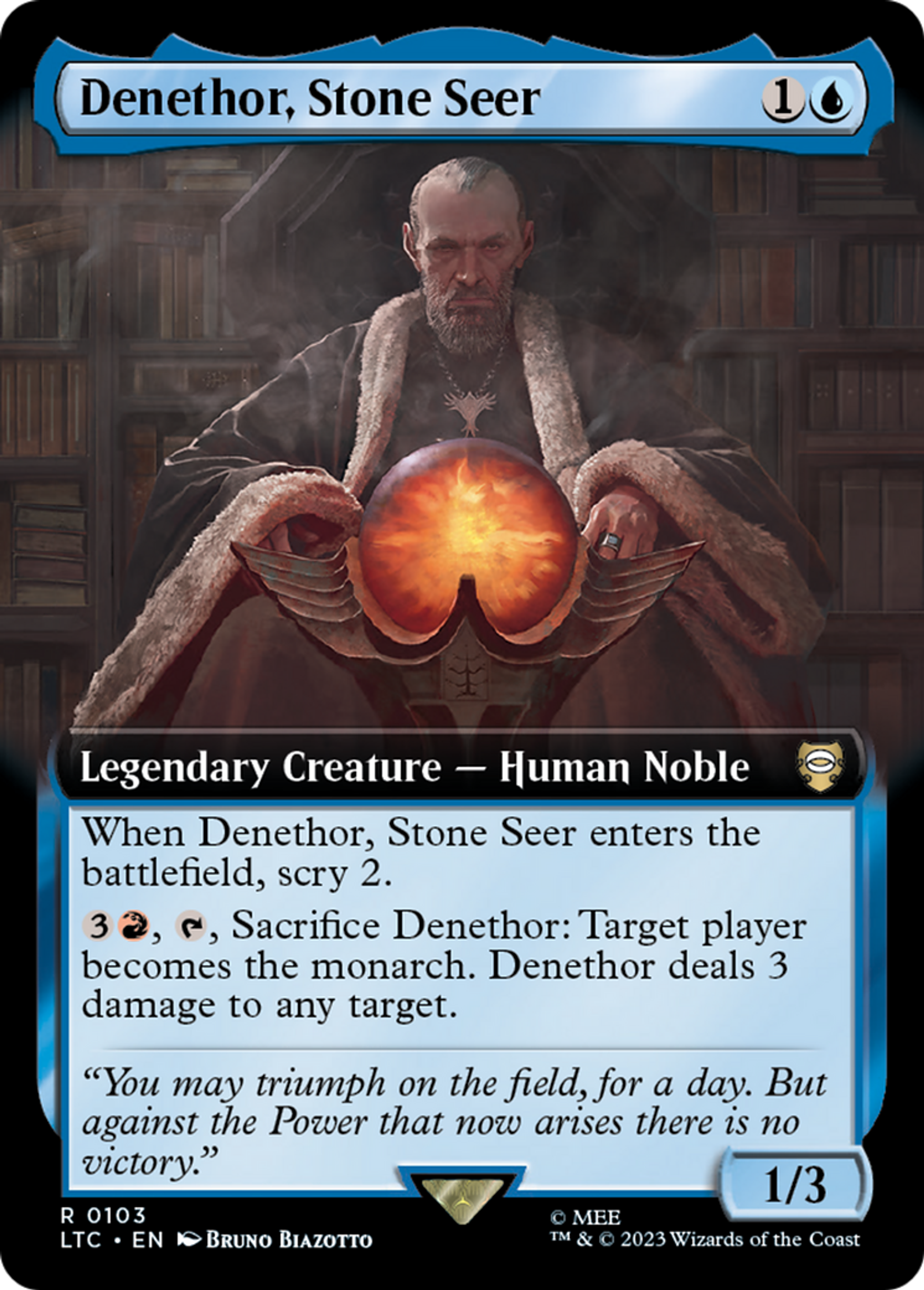 Denethor, Stone Seer — Tales of Middle-earth Commander — Magic: The Gathering