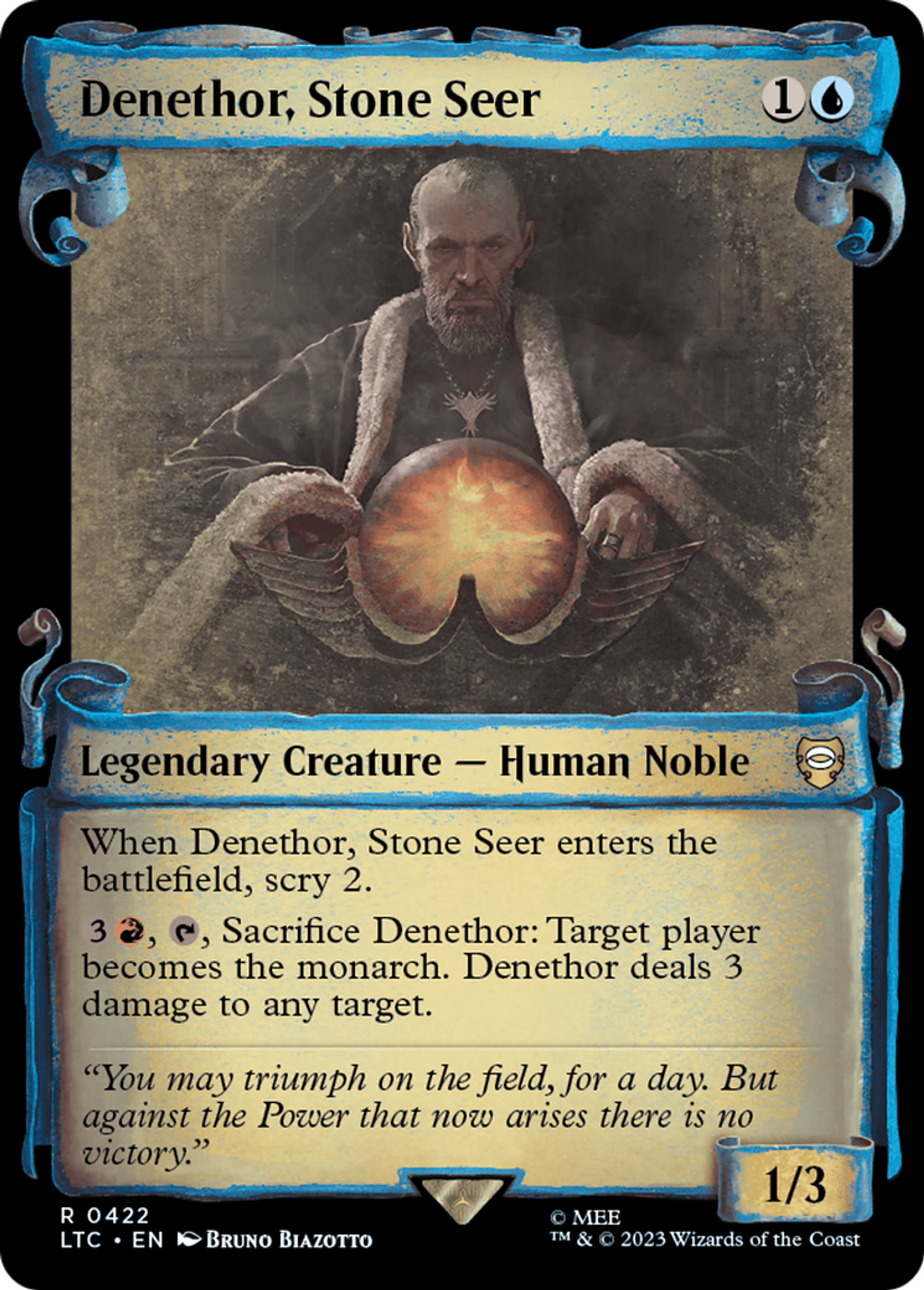 Denethor, Stone Seer — Tales of Middle-earth Commander — Magic: The Gathering