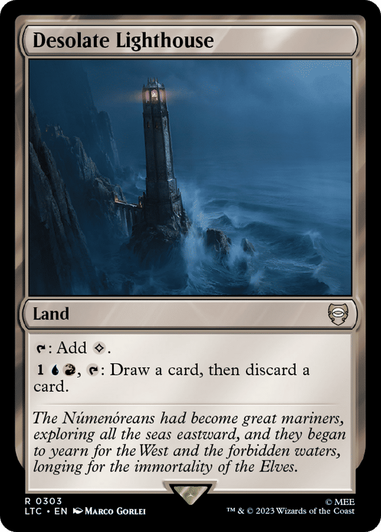 Desolate Lighthouse — Tales of Middle-earth Commander — Magic: The Gathering