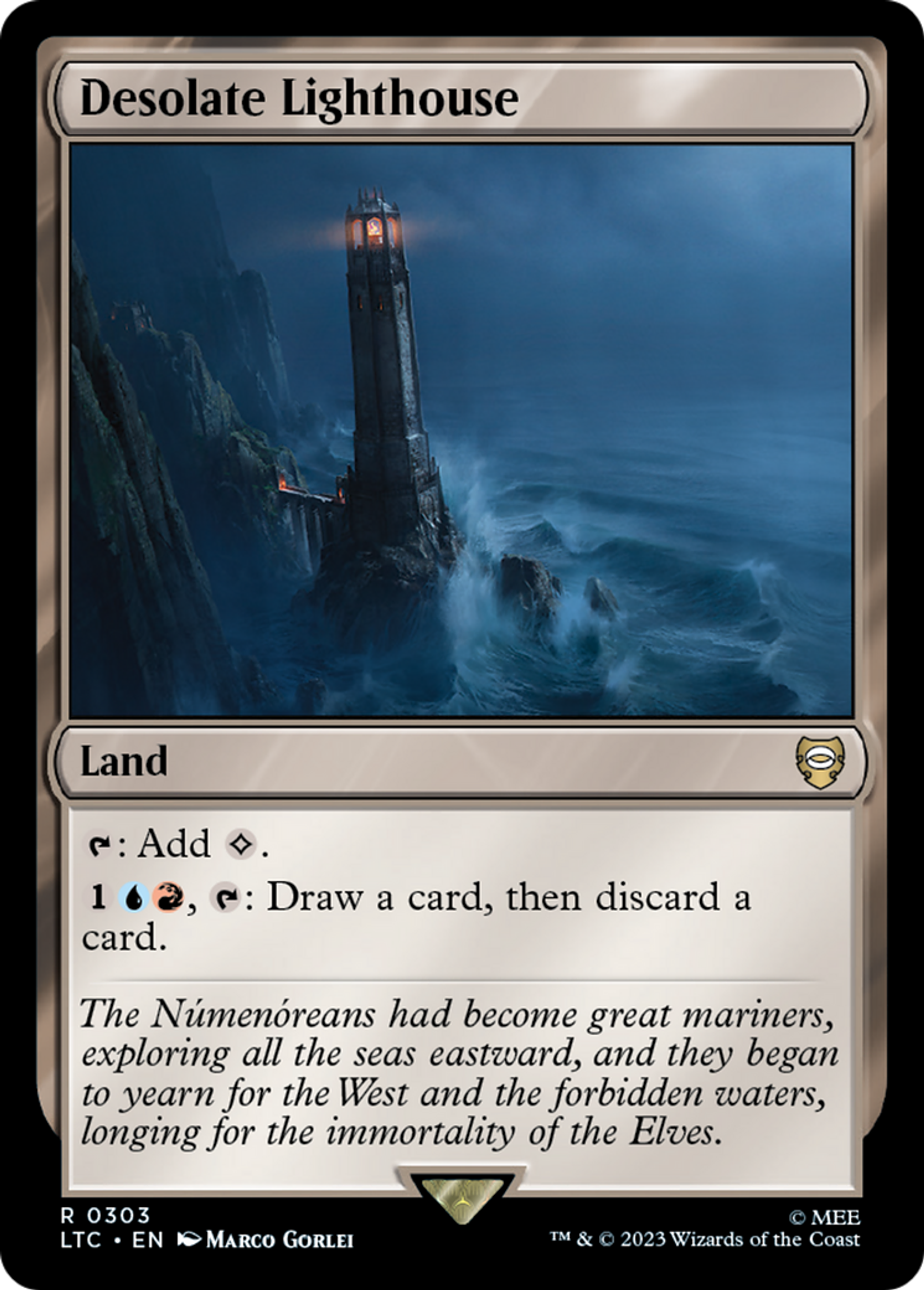 Desolate Lighthouse — Tales of Middle-earth Commander — Magic: The Gathering
