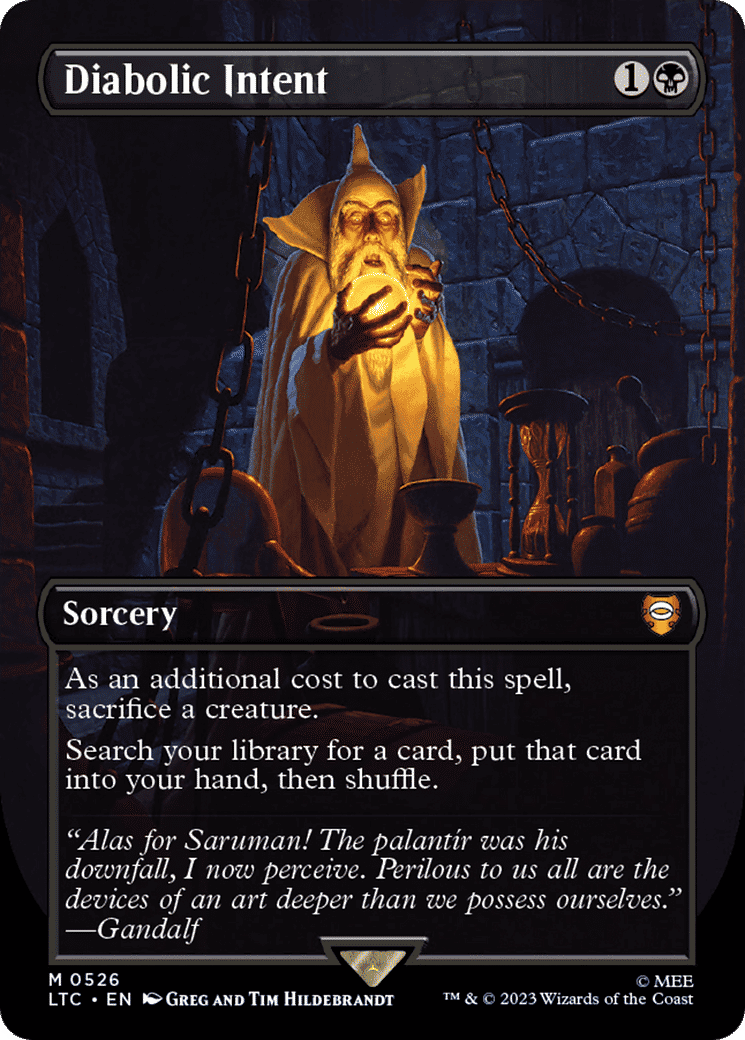Diabolic Intent — Tales of Middle-earth Commander — Magic: The Gathering