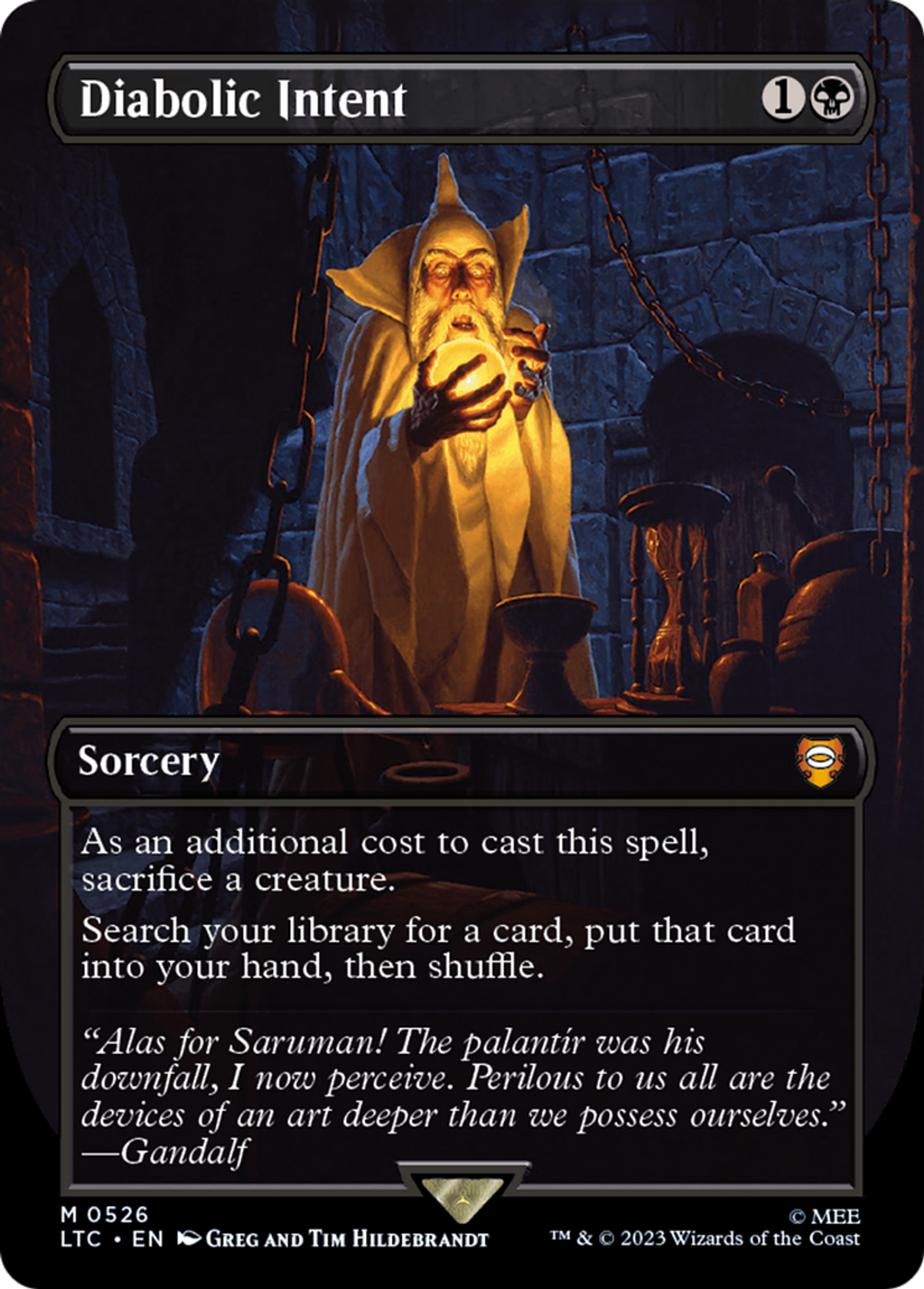 Diabolic Intent — Tales of Middle-earth Commander — Magic: The Gathering