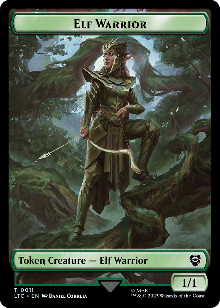 Elf Warrior — Tales of Middle-earth Commander — Magic: The Gathering