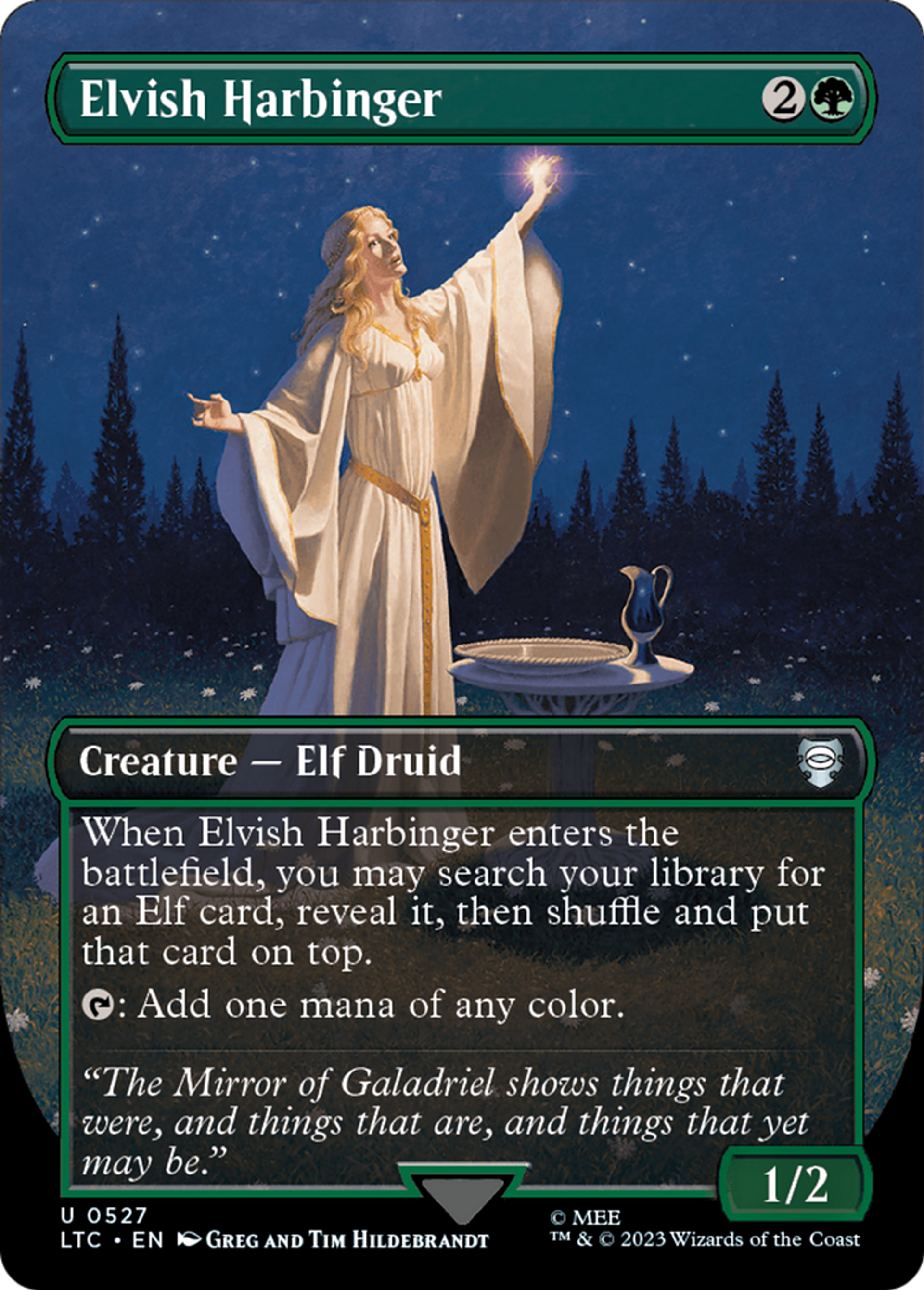 Elvish Harbinger — Tales of Middle-earth Commander — Magic: The Gathering