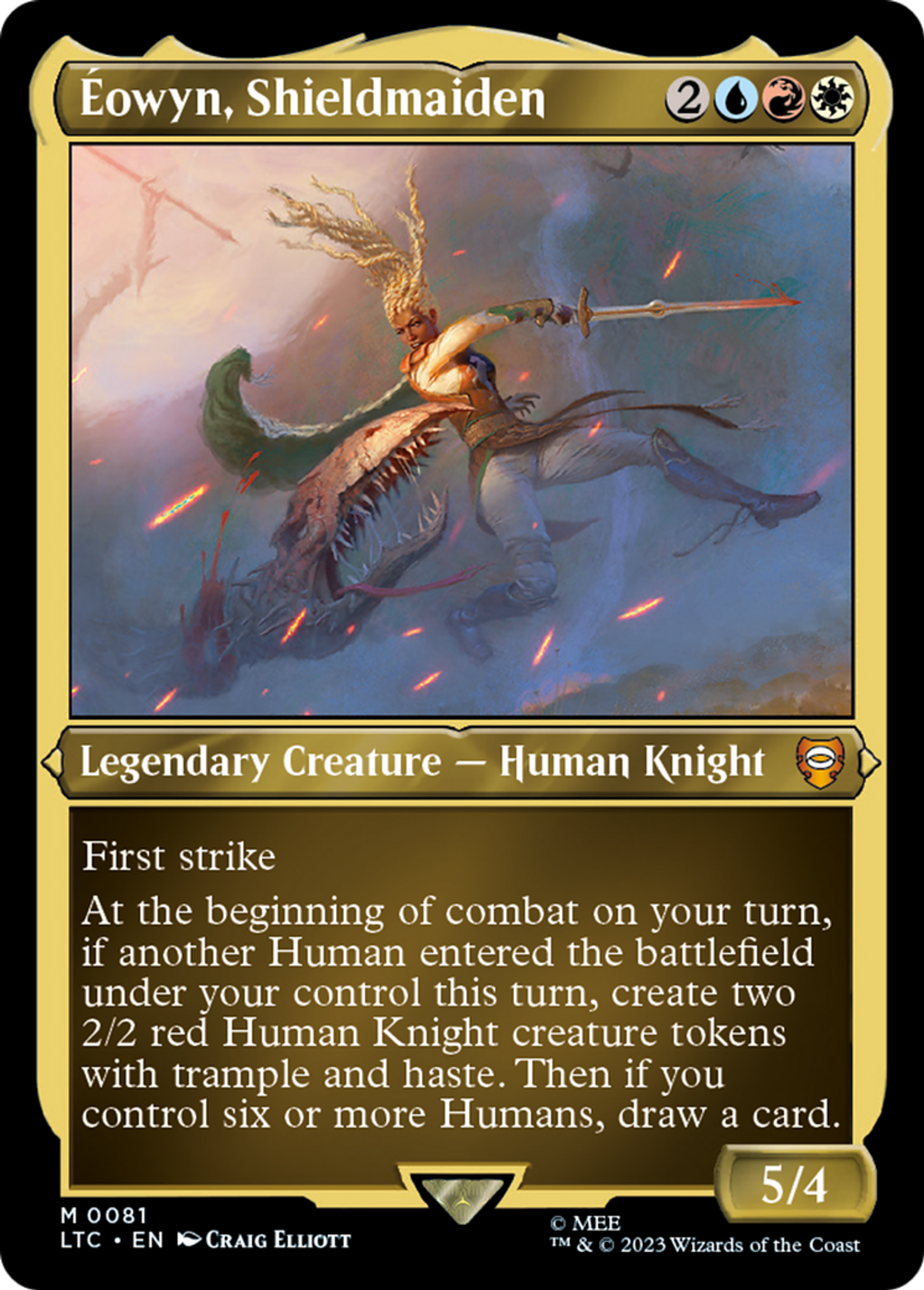 Éowyn, Shieldmaiden — Tales of Middle-earth Commander — Magic: The Gathering