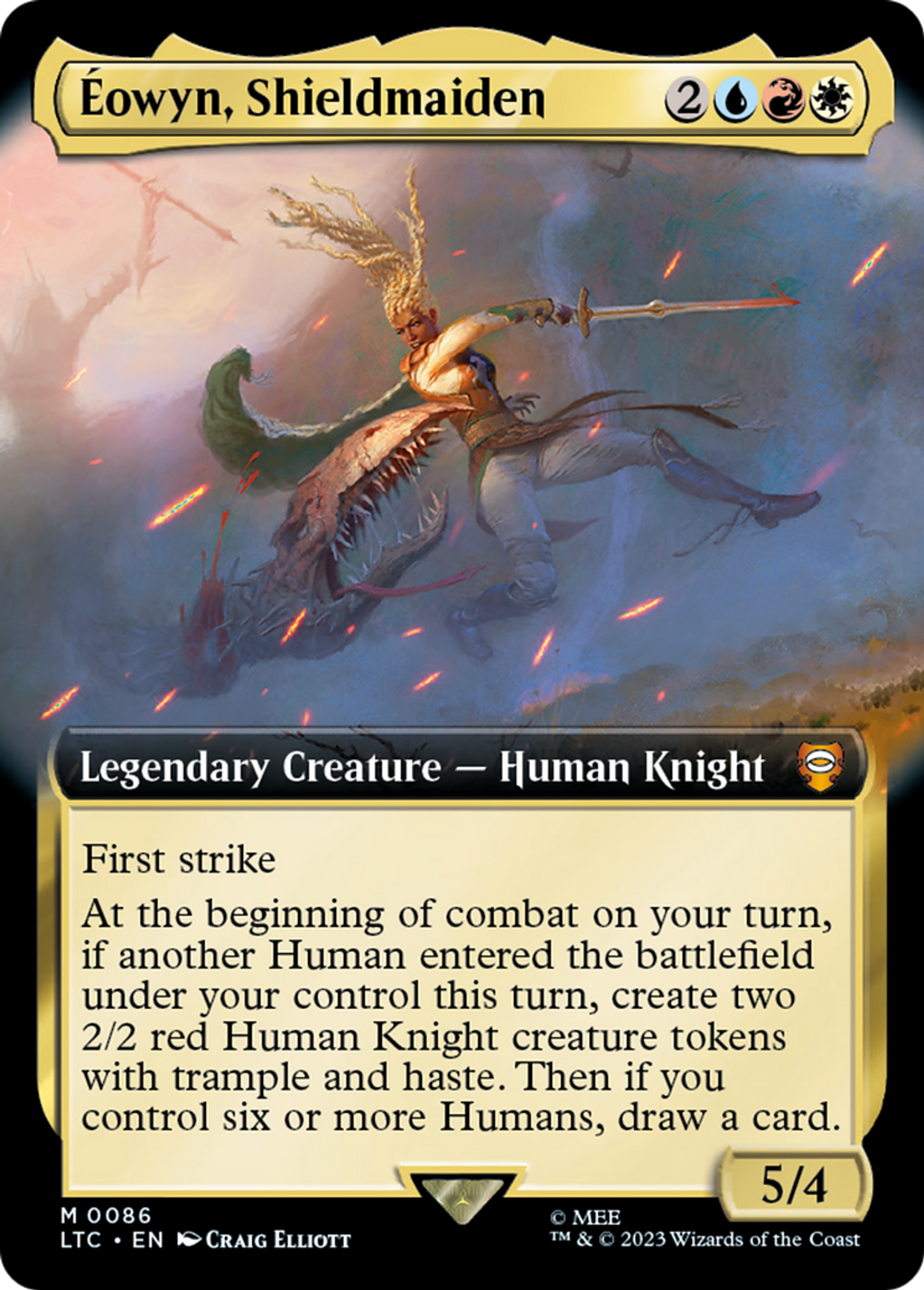 Éowyn, Shieldmaiden — Tales of Middle-earth Commander — Magic: The Gathering