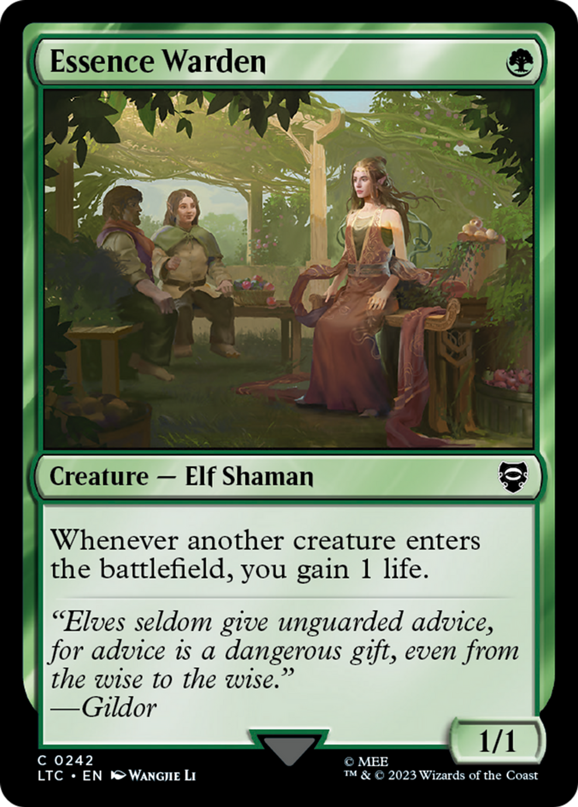 Essence Warden — Tales of Middle-earth Commander — Magic: The Gathering