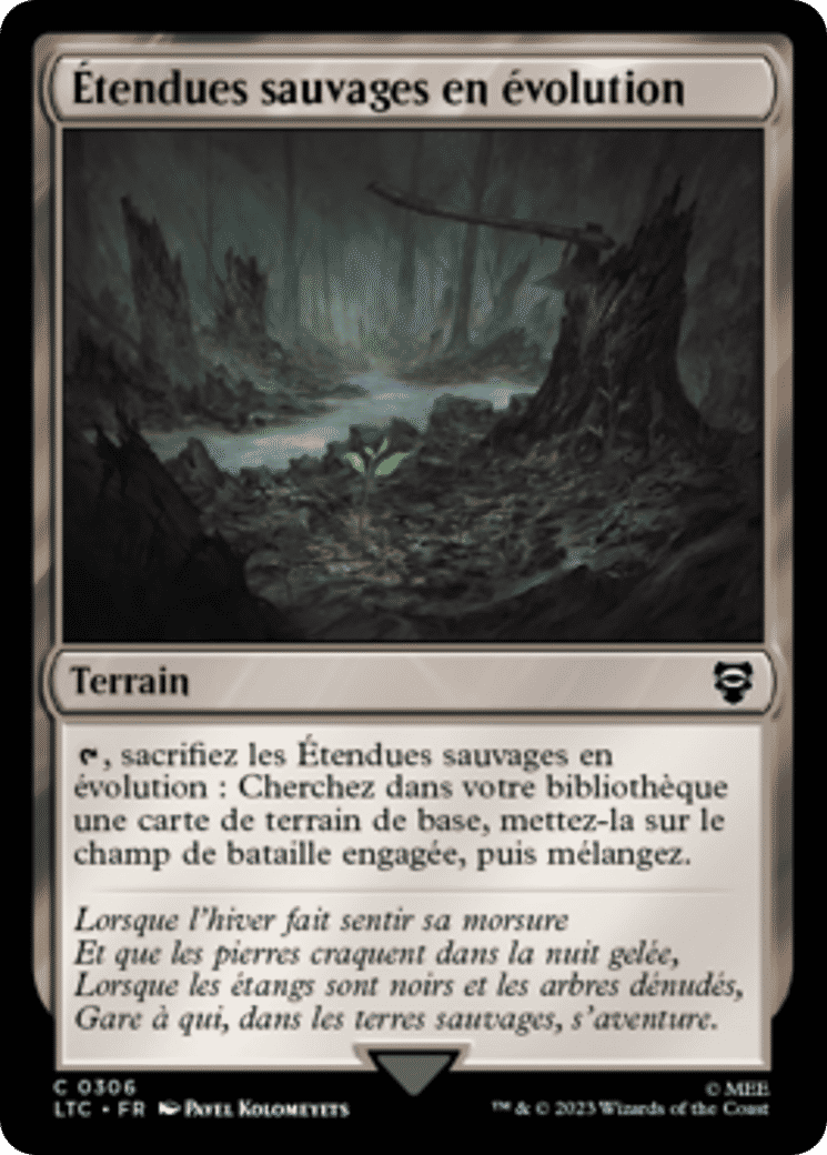 Étendues sauvages en évolution — Tales of Middle-earth Commander — Magic: The Gathering