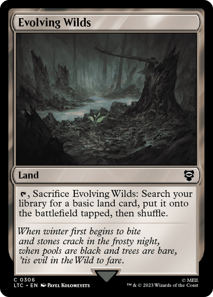 Evolving Wilds — Tales of Middle-earth Commander — Magic: The Gathering